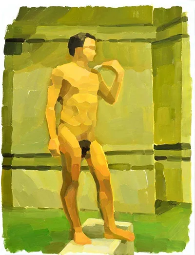 Chinese nude N°18 116x89 cm, oil on canvas 2012