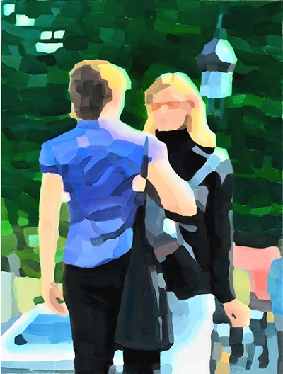 14.07.2013 Paris 130x97cm, oil on canvas