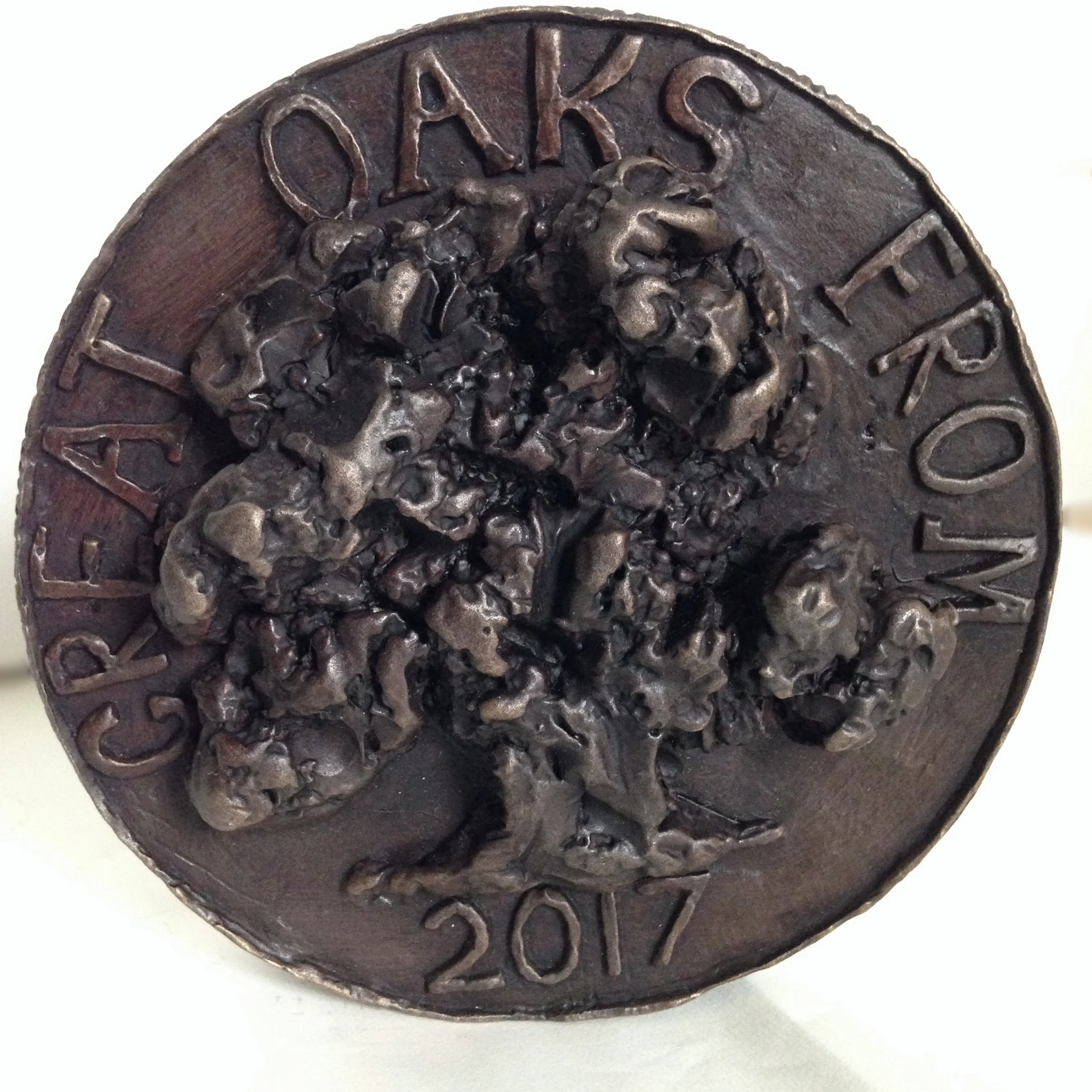  As recent political events have shown the world can change in a moment like the flip of a coin..&nbsp;  I am influenced by the fine art medallions of the Renaissance era by Pisanello, the idealism behind the designs for Ireland's first independent c