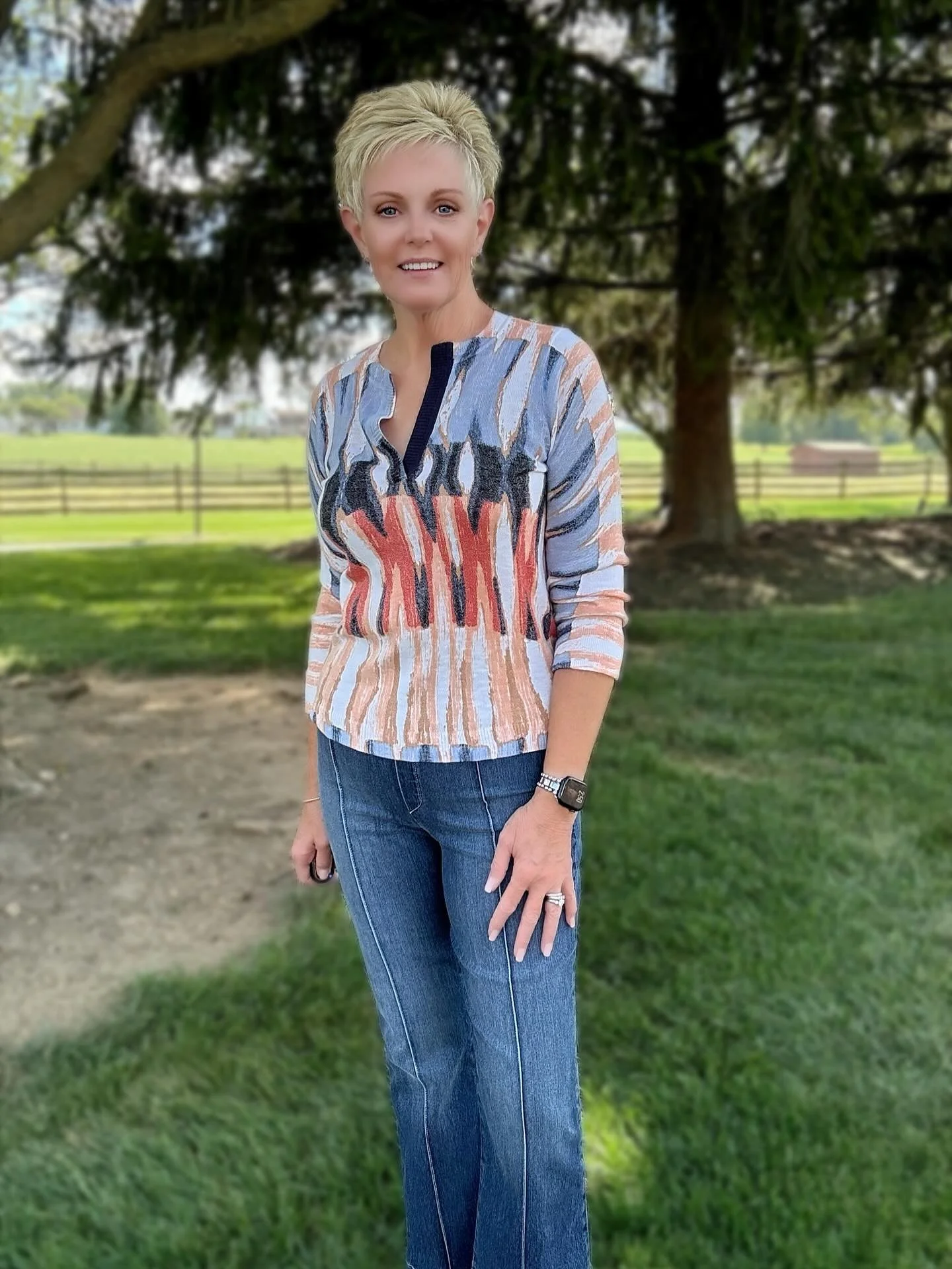 Great transitional sweater from Nic+Zoe. Lightweight with 3/4 sleeve&hellip;and those colors! 🔥
.
.
#shopsimplyjhershey #hersheypa #lancasterpa #camphillpa #boutiqueshopping