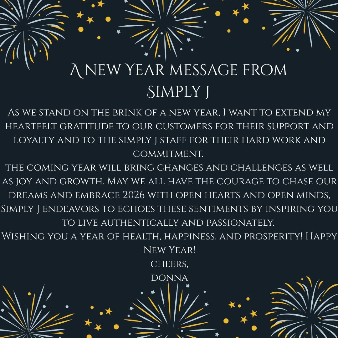 Wishing you all an amazing new year!
.
.
#shopsimplyjhershey #happy2026