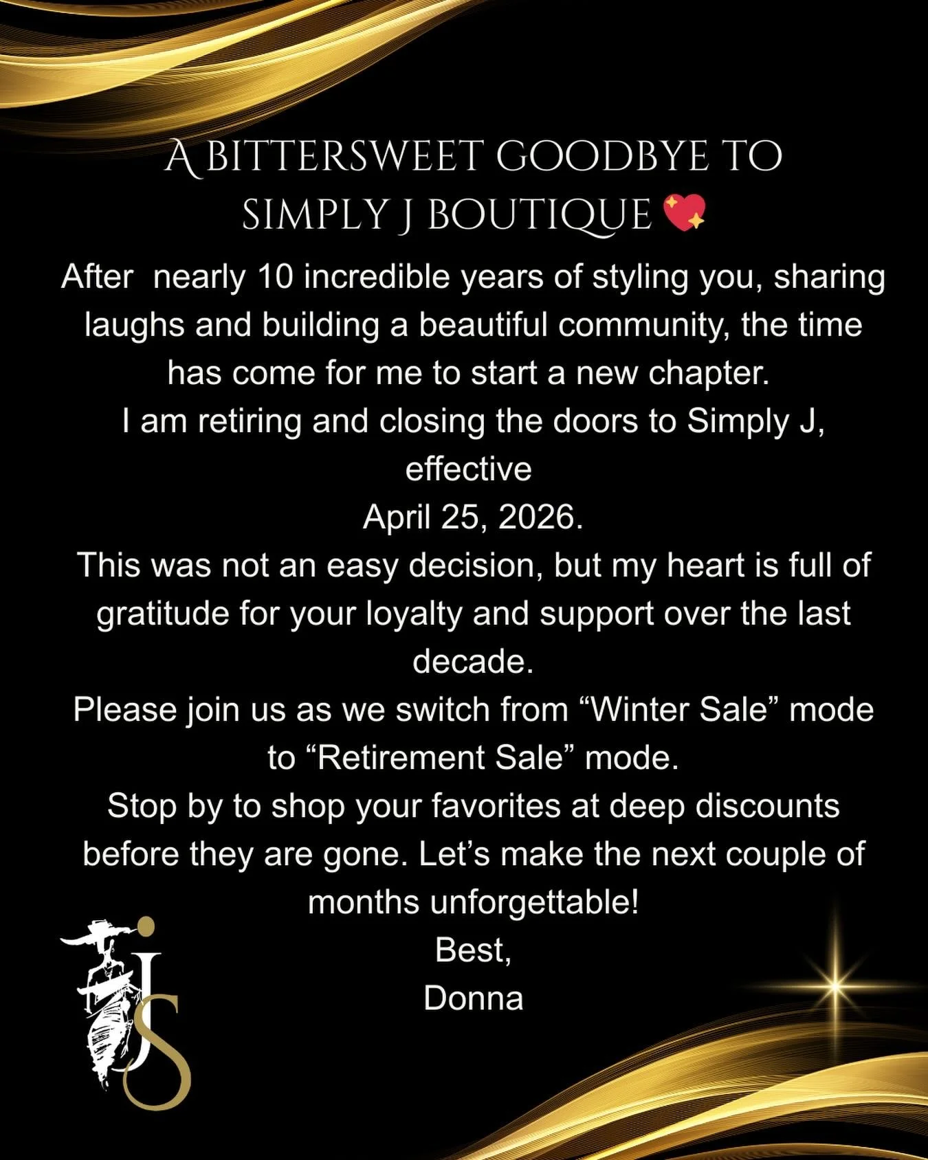 The clock is ticking! Stop by, bid farewell, and shop our retirement sale - everything must go, including furniture and fixtures! Sadly, 😔 
.
.
#shopsimplyjhershey #hersheypa