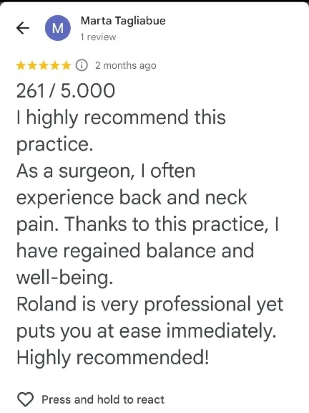 Another customer benefiting from Bowen Therapy. #bowentherapy #fascialrelease