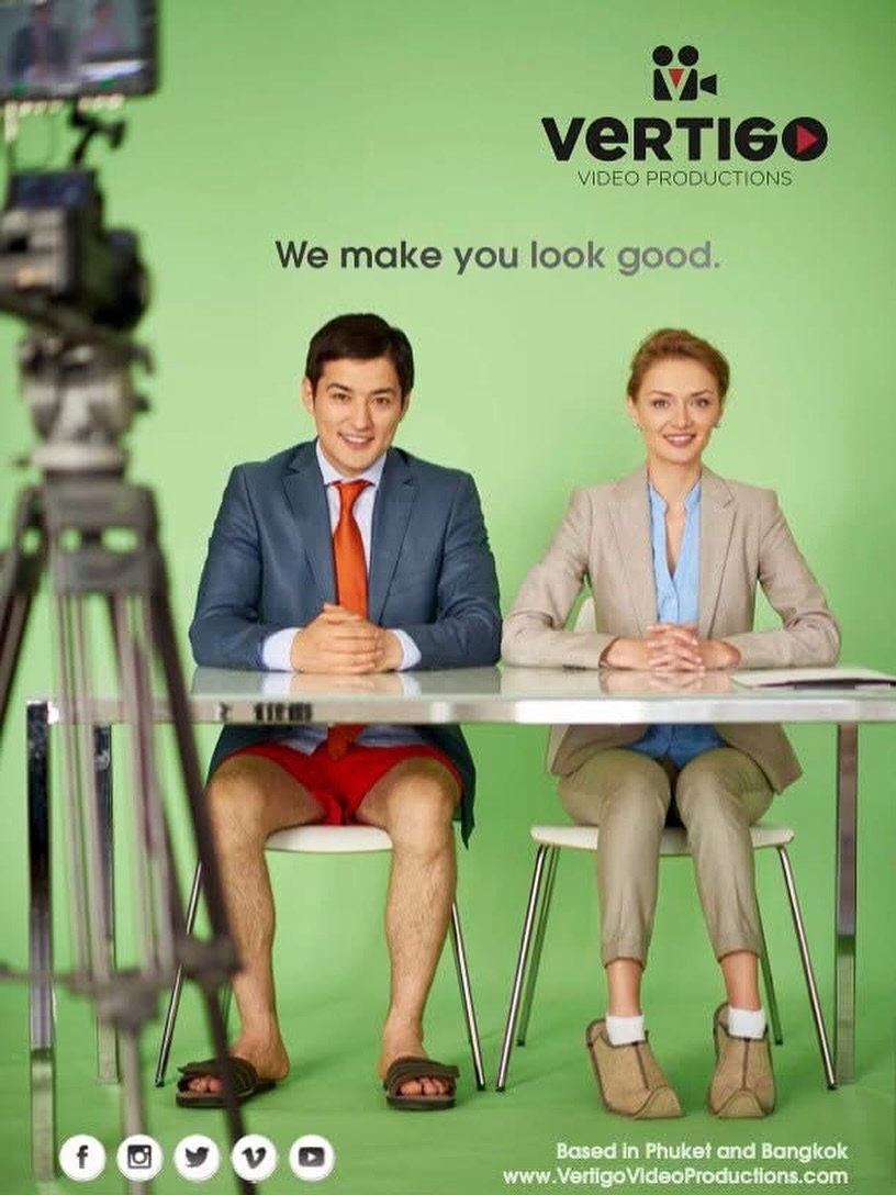 &ldquo;𝐖𝐞 𝐦𝐚𝐤𝐞 𝐲𝐨𝐮 𝐥𝐨𝐨𝐤 𝐠𝐨𝐨𝐝&rdquo;.

Vertigo Video Productions brings over 25 years of expertise in crafting high-impact marketing, sales &amp; promo videos, right from the heart of Bangkok and Phuket!

With broadcast and corporate 