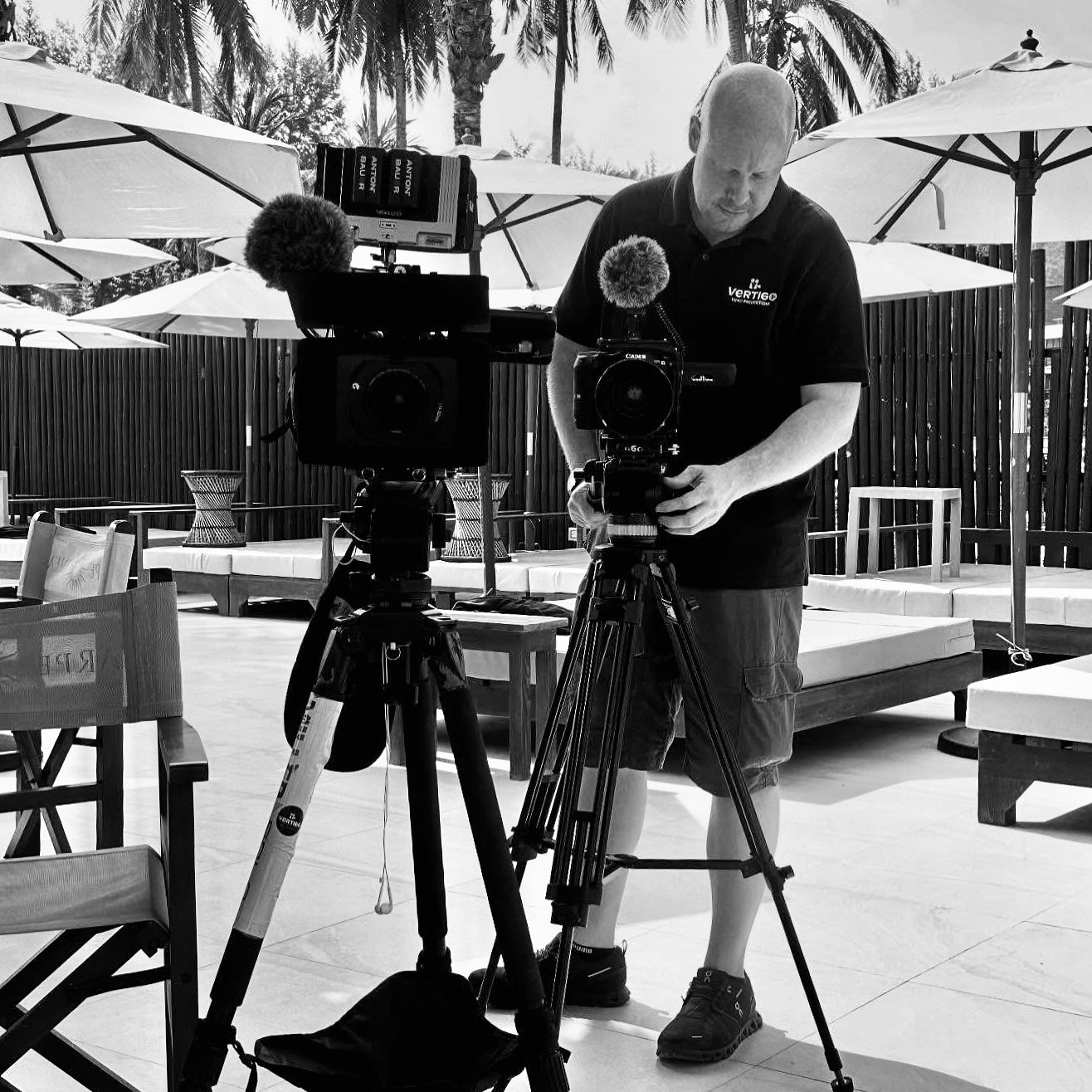 2 camera interview setup
