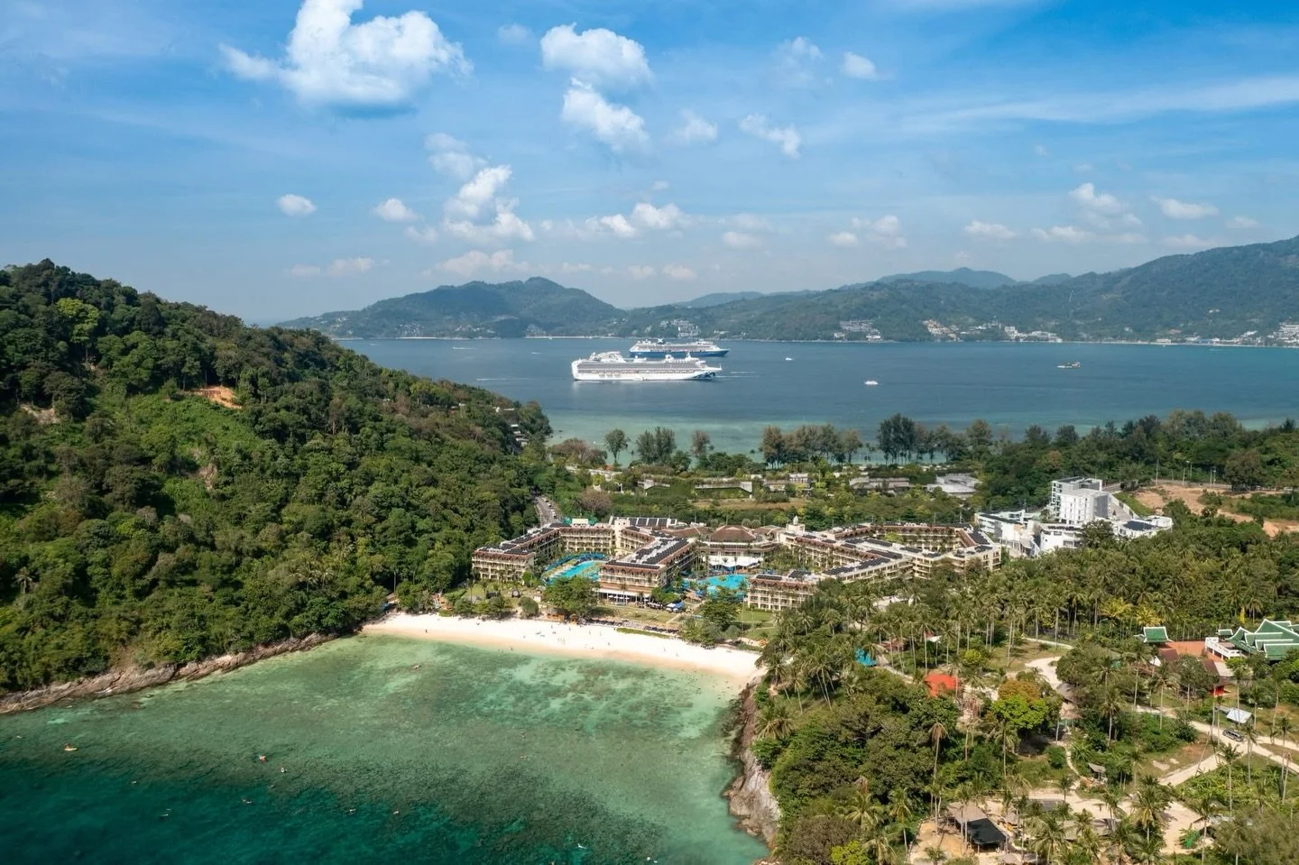 Flying high over Phuket Marriott Resort &amp; Spa, Merlin Beach for return client CHAB Events out of Singapore... 🎥