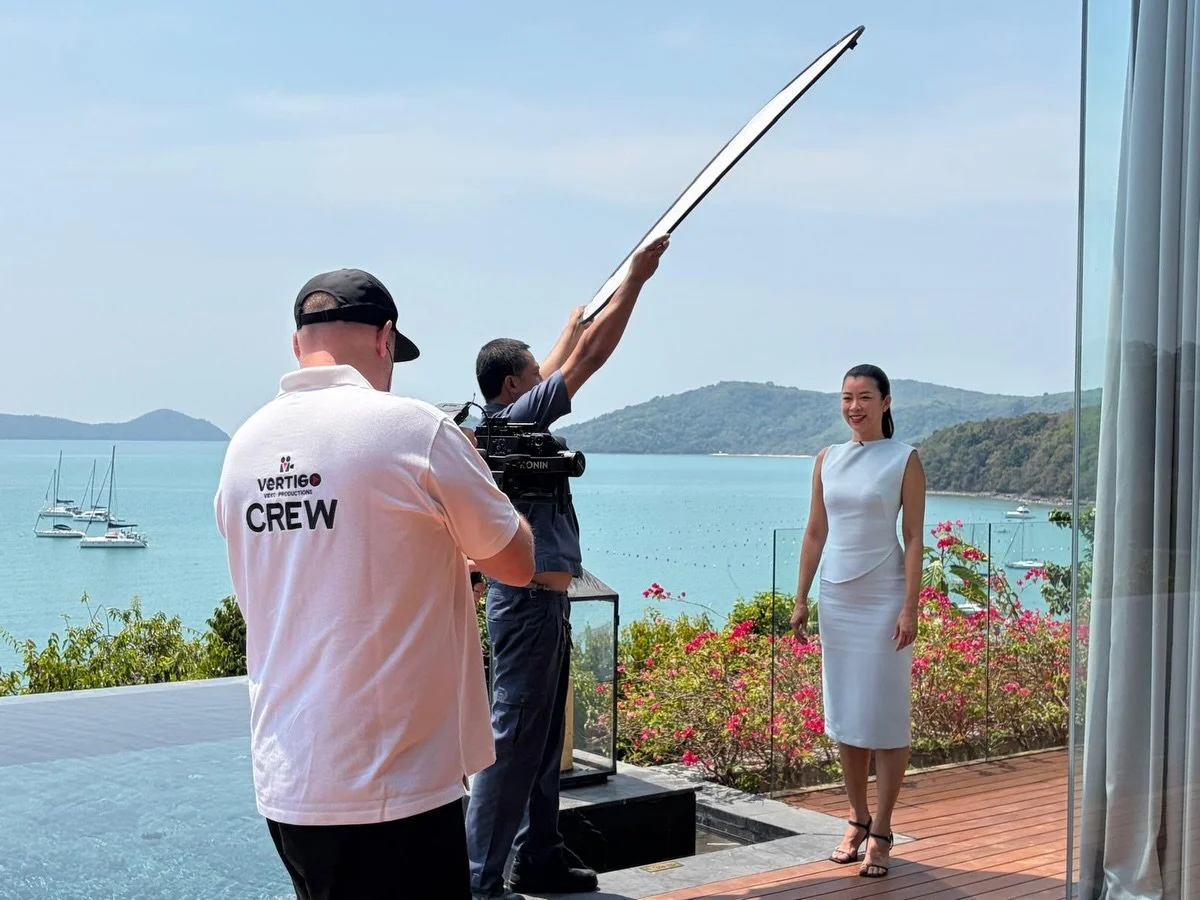Filming at V Villas Phuket - MGallery Collection with Phuket Hotels Association for their 10th Anniversary video production. 🎥