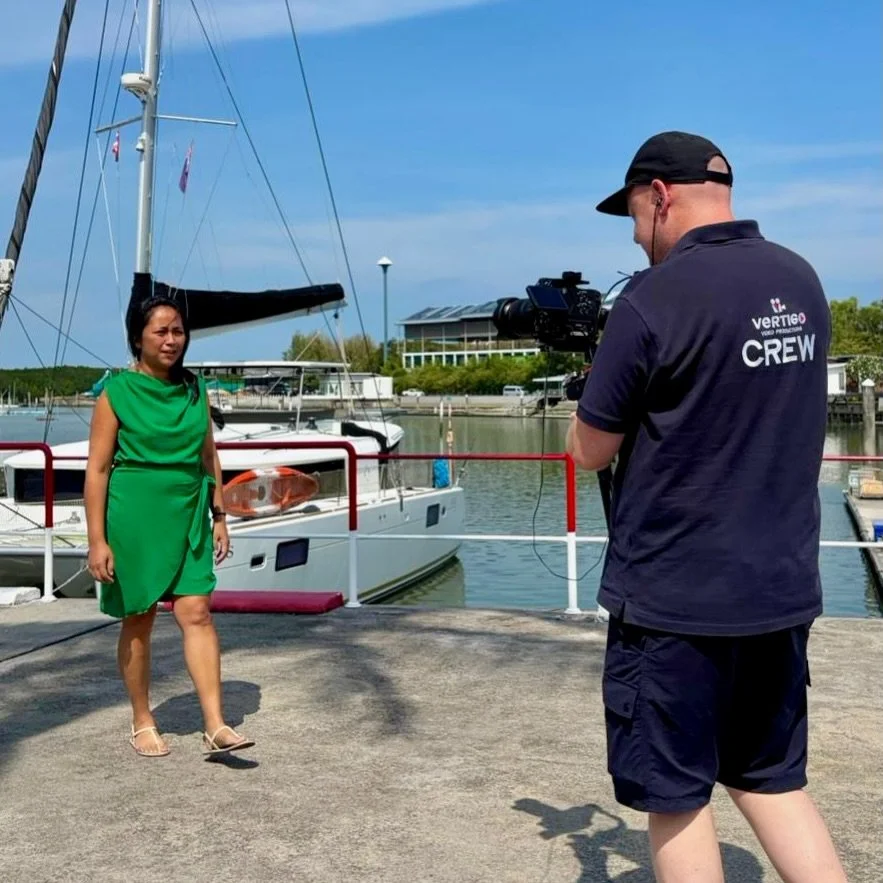 Monday - Starting a new week at Boat Lagoon in the glorious sunshine. What a backdrop!