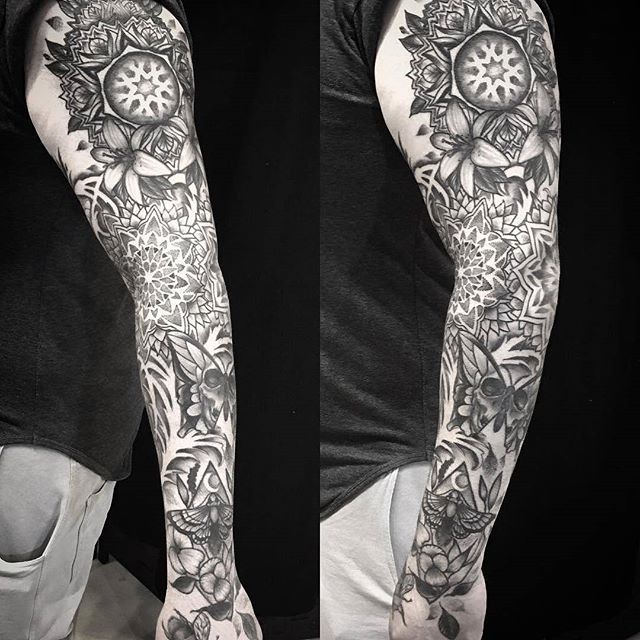 By @blvckened_blood
・・・
Sleeve 80 percent complete! Everything is healed. Thanks for looking.
@maydaytattoosupply @blackworkers @eikondevice @kingpintattoosupply #blackclaw @blackclaw @onlyblacktattoos #btattooing #blackworkerssubmission #blackworkhe