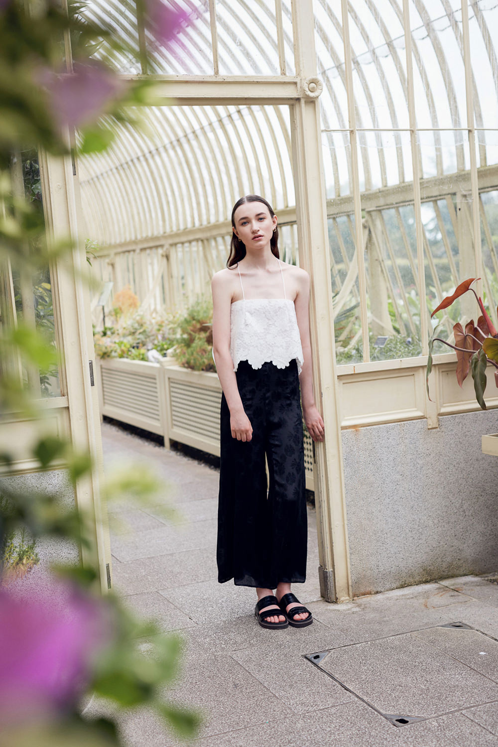 Irish fashion shoot in the National Botanic Gardens Dublin shot by Johnny McMillan.jpg