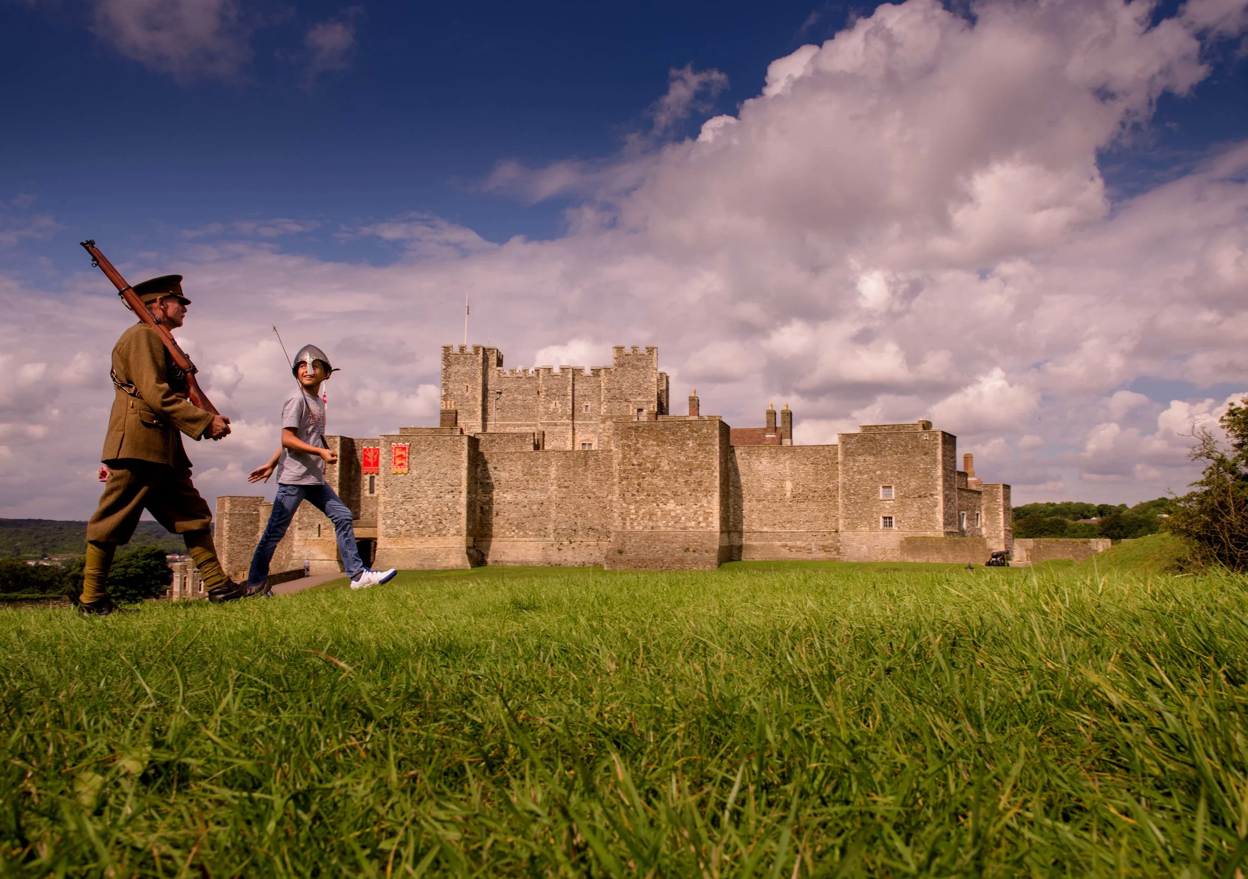 Dover Castle - Soldier and Kid.jpg
