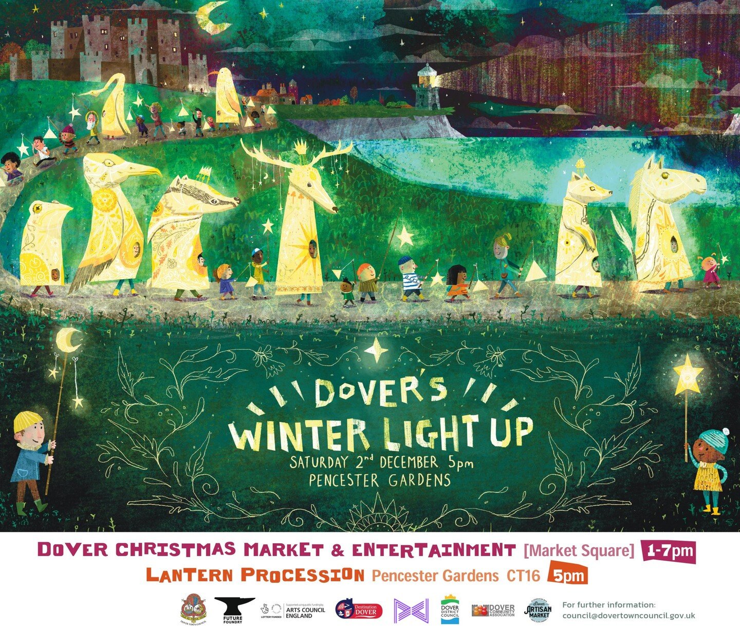 DOVER WINTER LIGHT UP 
Sat 2nd Dec 2023
1pm-7pm

🎉Getting super excited for this event!🎉Lots going on and not to miss. Please share to friends and family. Massive thanks to co-hosts @future_foundry and all the other partners, organisations, busines
