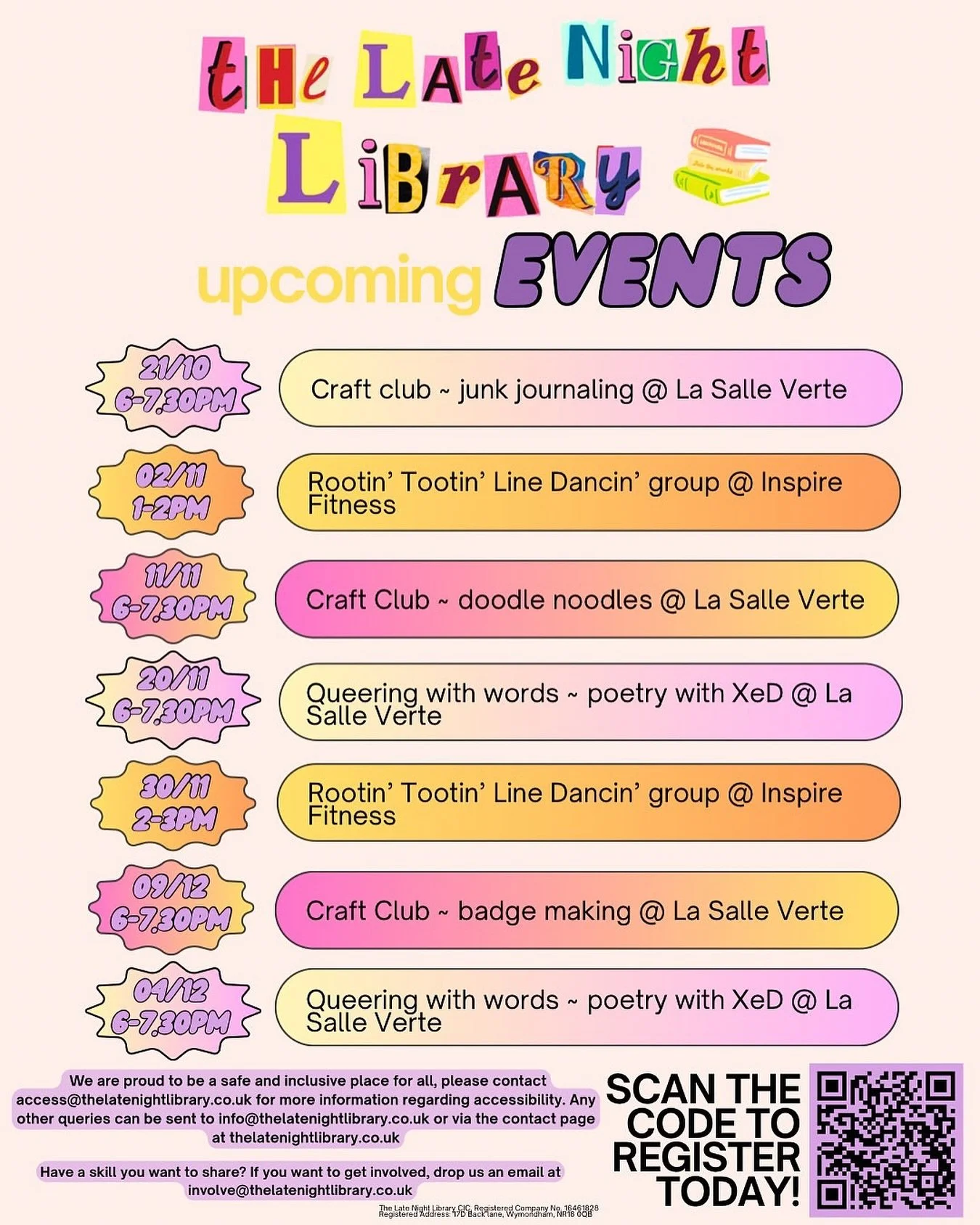 Posted @withregram &bull; @thelatenightlibrarydover 

Pilot project!! Thank you to everyone that checked us out, shared the word and came and enjoyed our workshops, you&rsquo;re all amazing!!! 

So I suppose you all want to know when the next events 