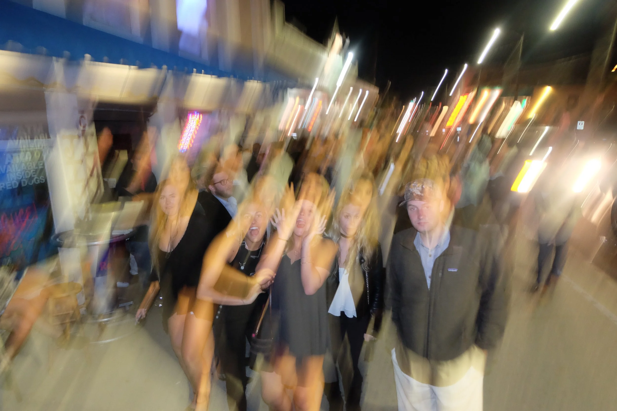 The Blurry Night. 2016