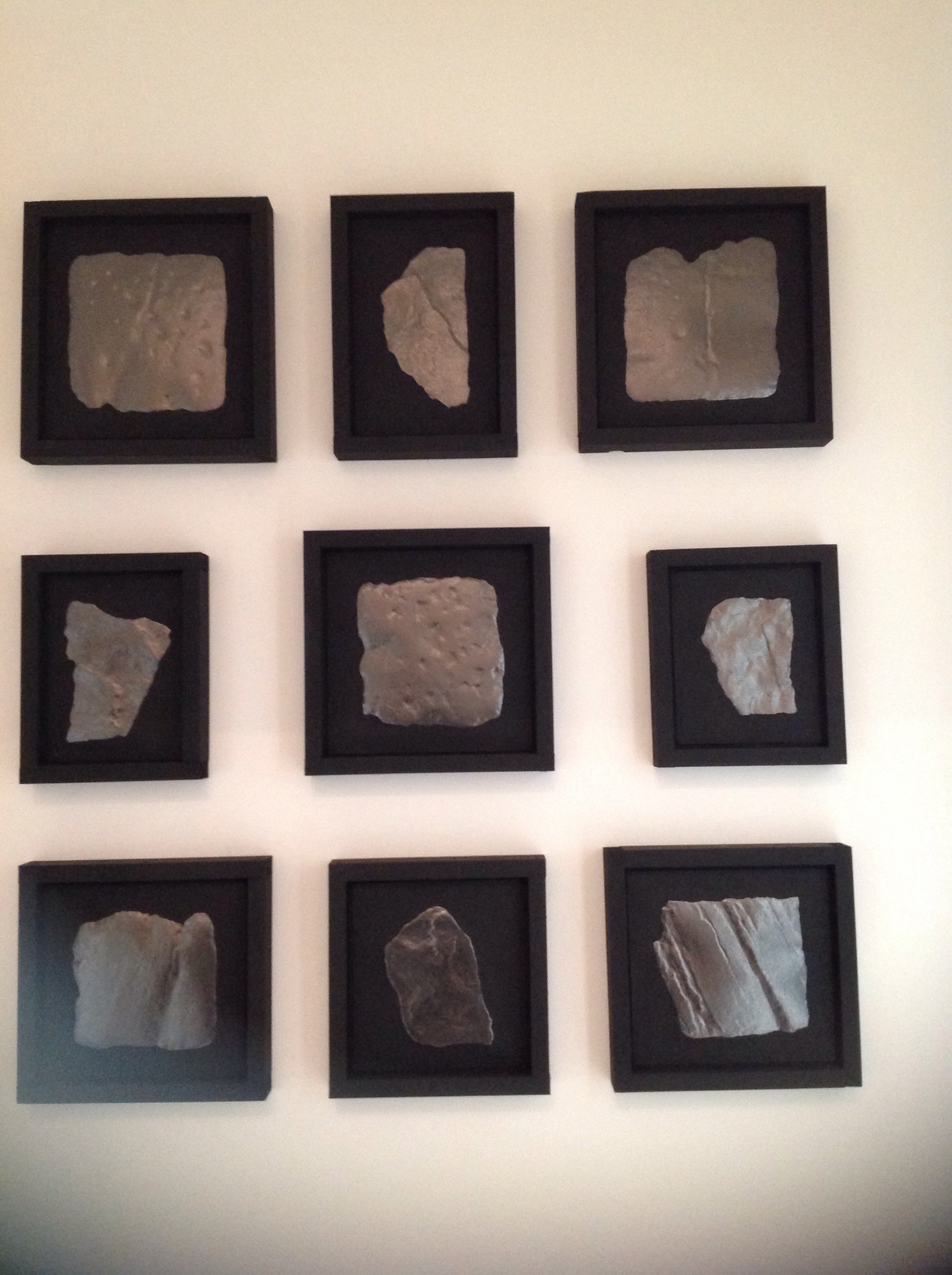 Tom Baskeyfield's series of graphite images of stone setts of Macclesfield 