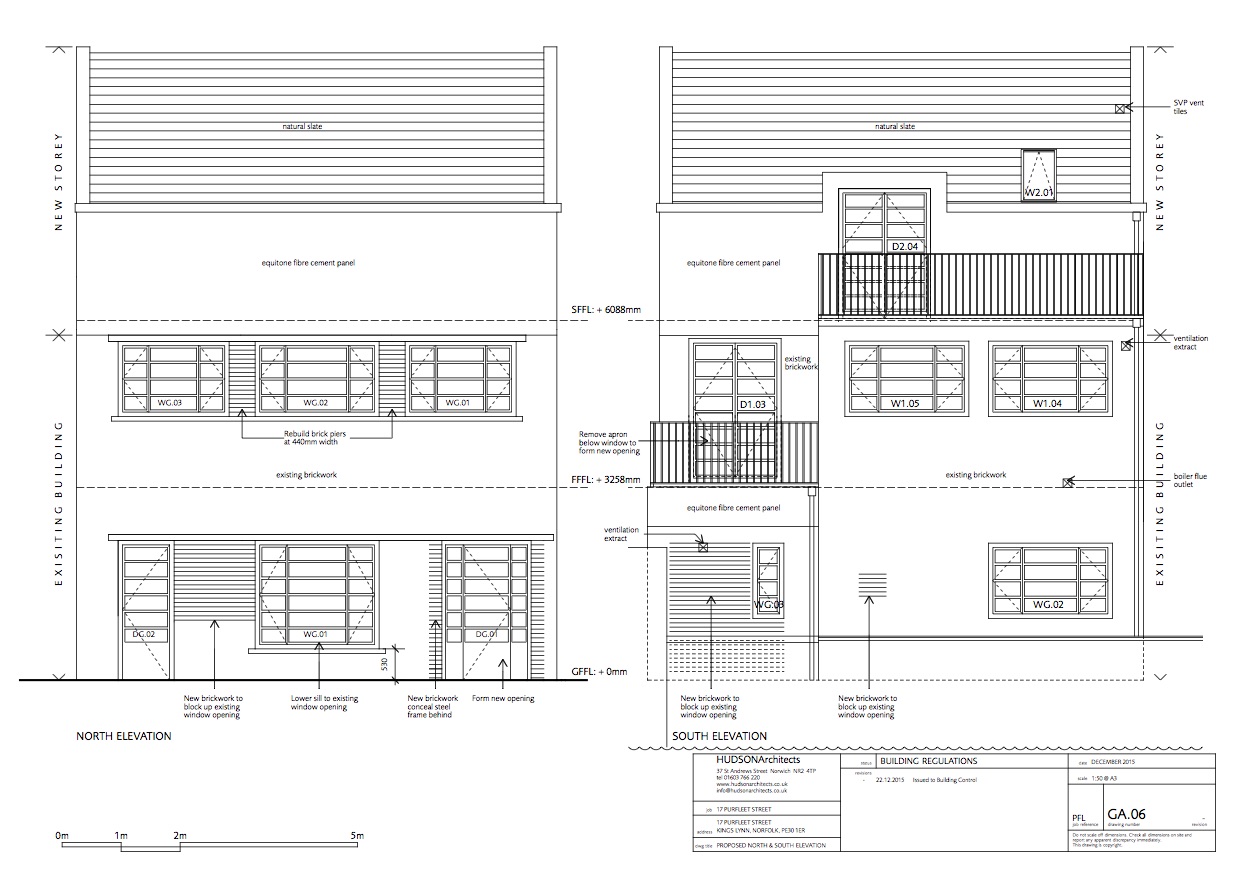 One of the interim architect's drawings by award-winning practice Hudson Architects http://hudsonarchitects.co.uk/
