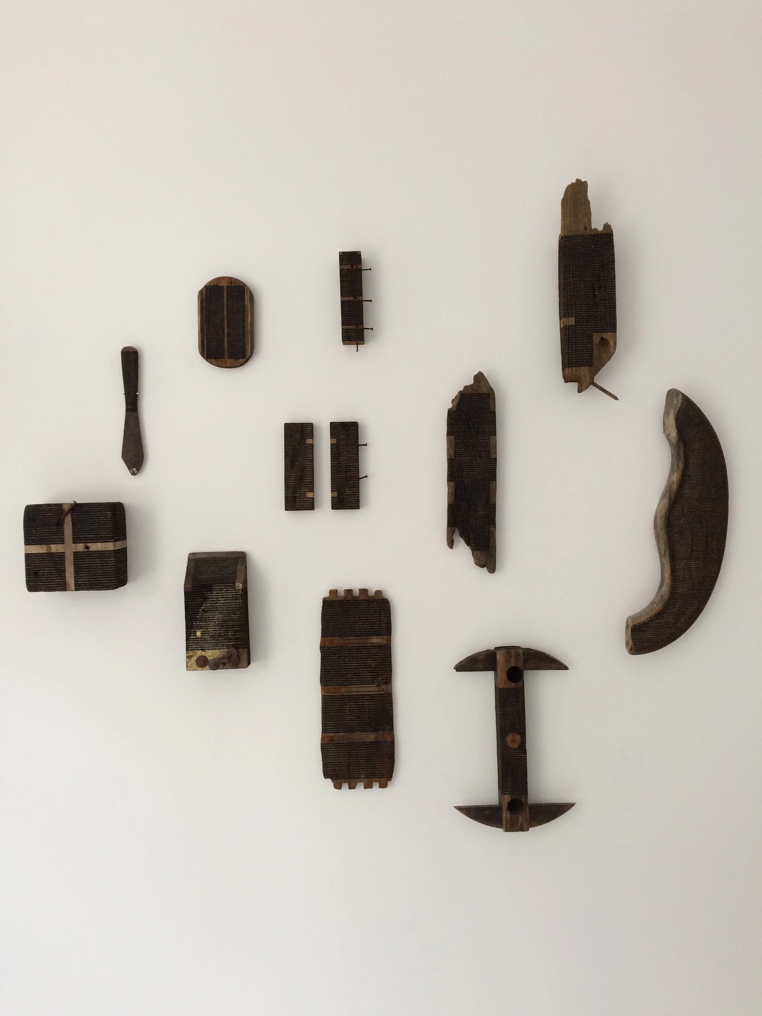 Roger Ackling's work on show in the gallery