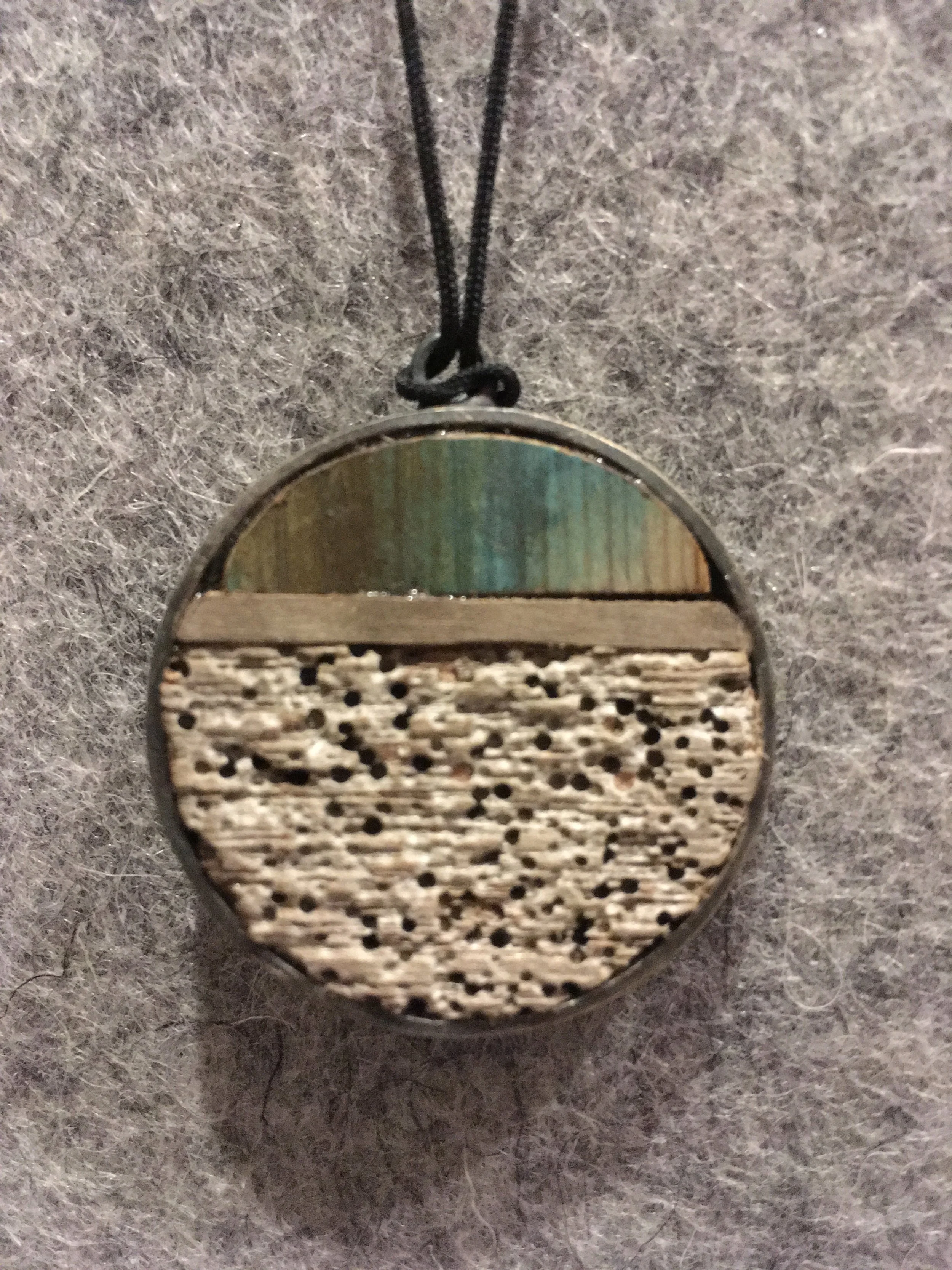 Helga Mogensen Pendant in various driftwoods found in Iceland