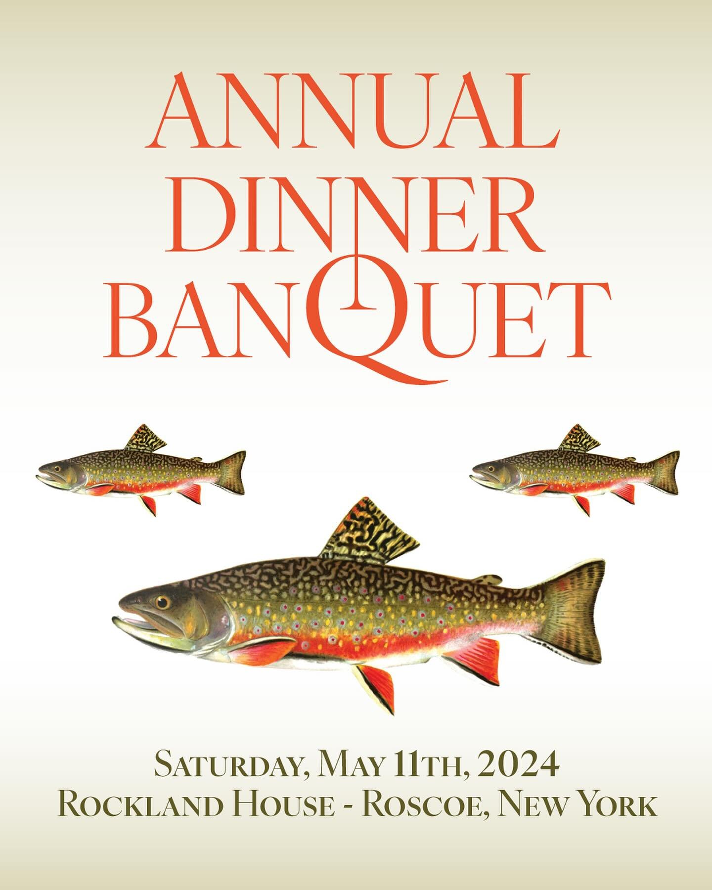 Join us Saturday, May 11th, 5:30-9:30 at the Rockland House in Roscoe, NY for The 2024 Catskill Fly Fishing Center and Museum&rsquo;s Annual Dinner. Honoring this year&rsquo;s Catskill Legends:John Bonasera, Per Brandin, and John Shaner. Tickets are 