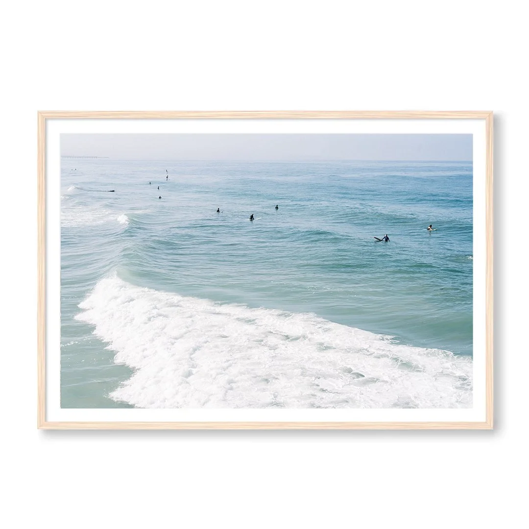 Surfers Waiting