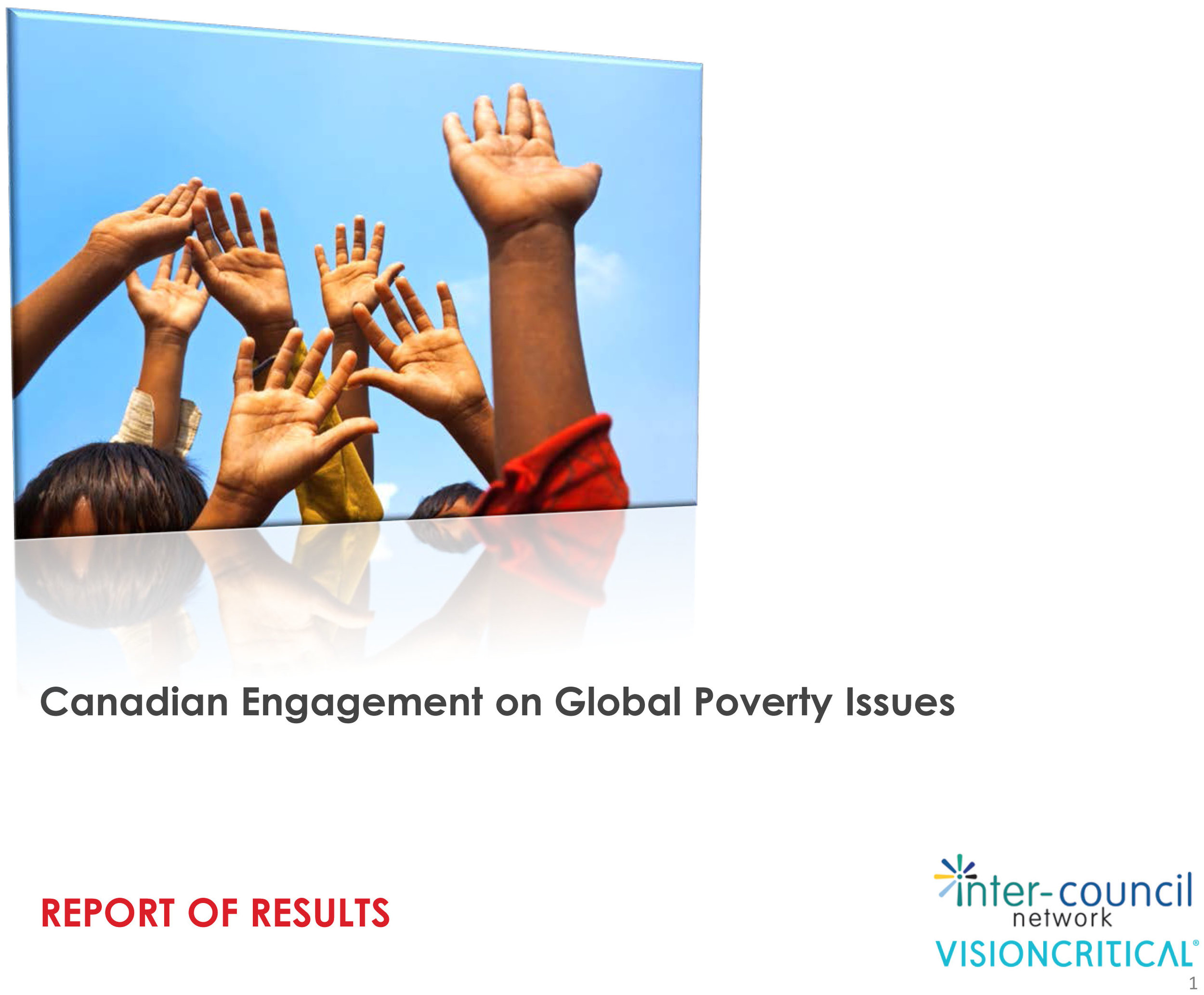 Canadian Engagement on Global Poverty Issues (Report of results), May 2012