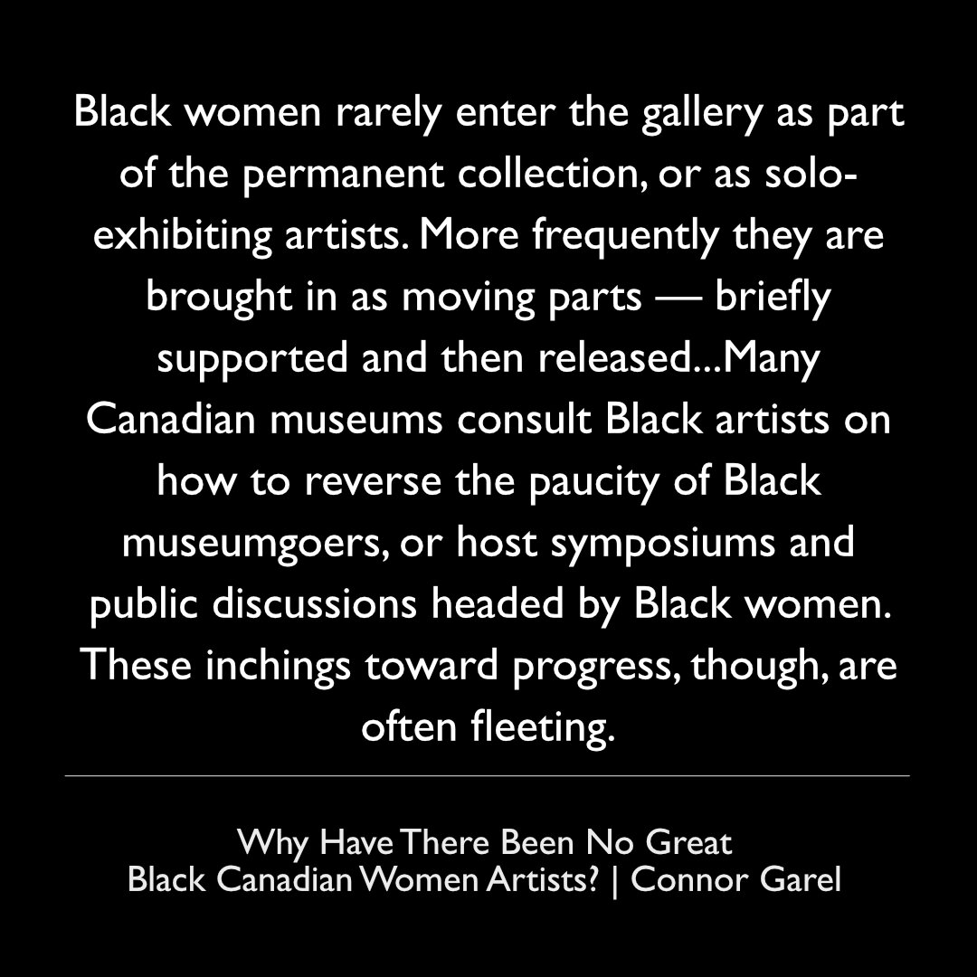 September 8, 2020 | Why Have There Been No Great Black Canadian Women Artists?