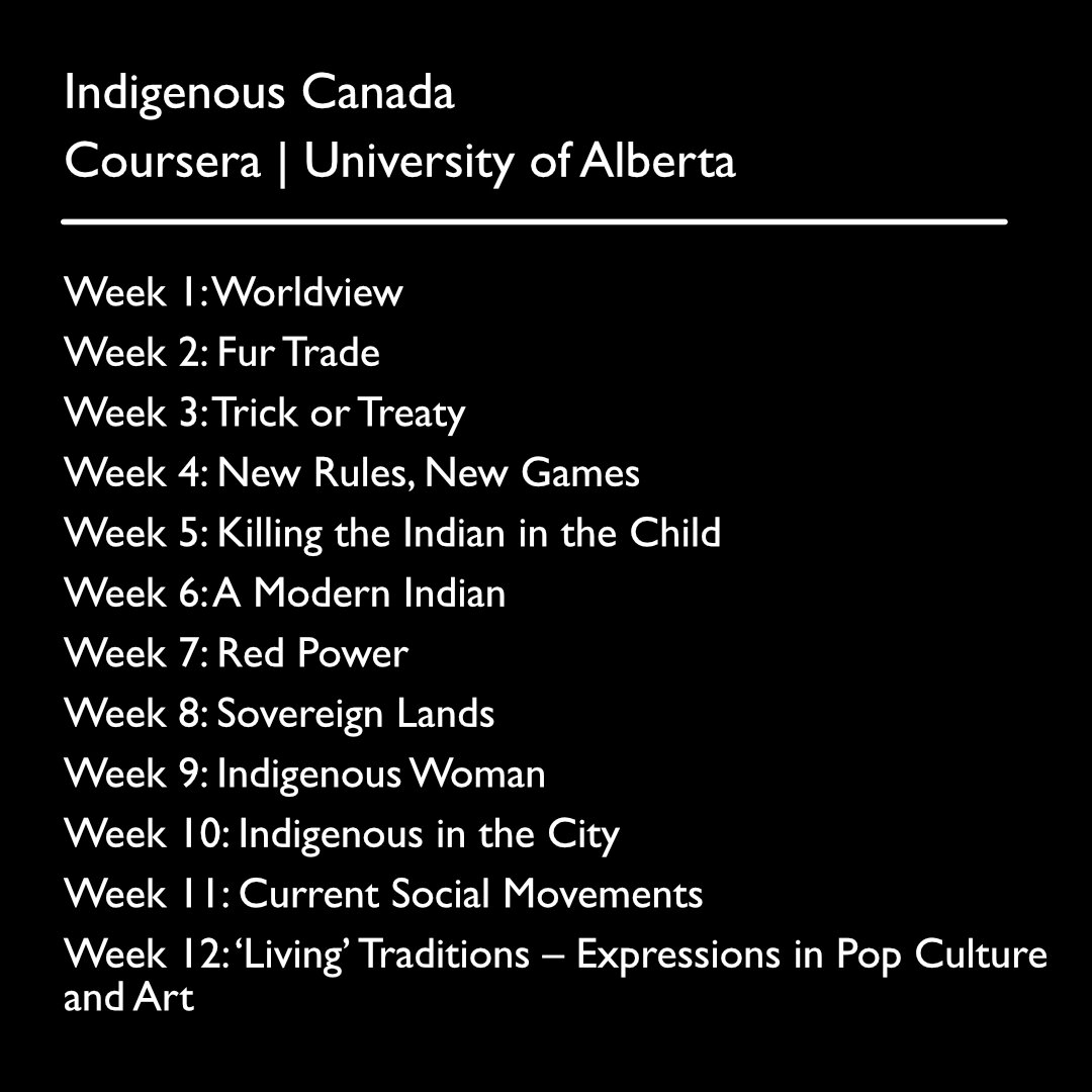 September 15, 2020 | Indigenous Canada | Coursera