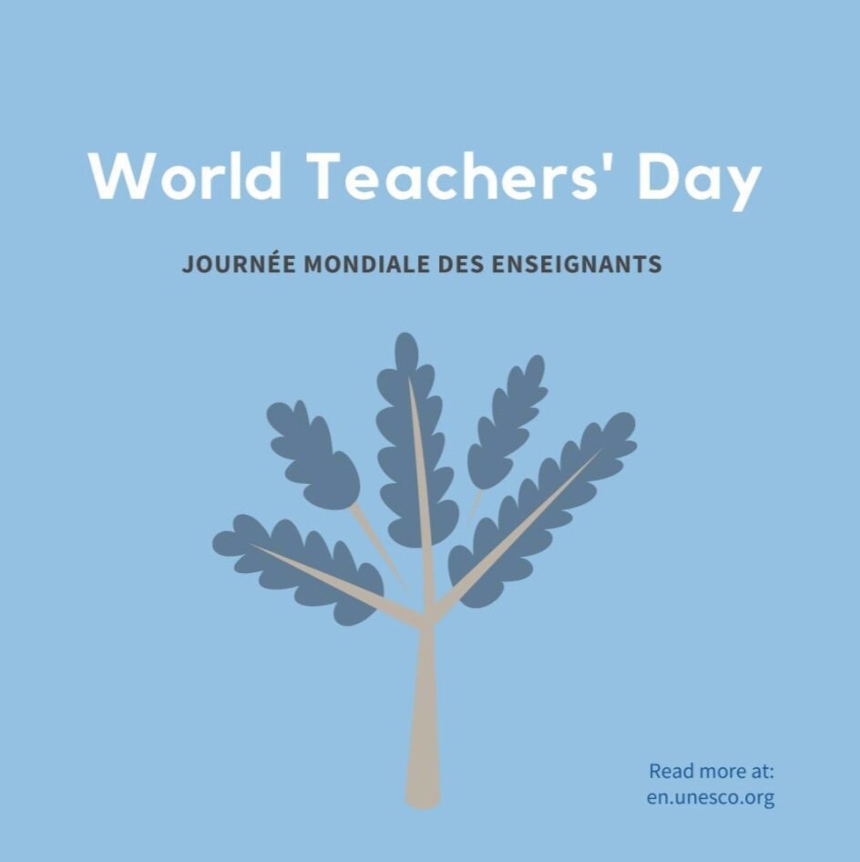 October 5 | World Teacher's Day