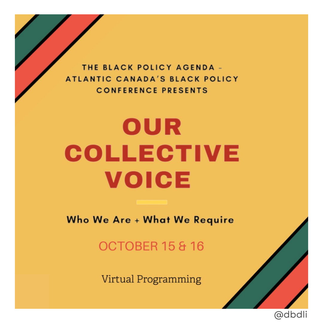 October 12 | Atlantic Canada's Black Policy Conference 