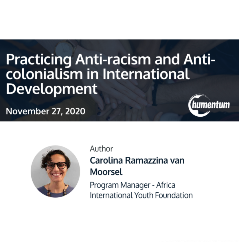 Mar 15 | Practicing Anti-racism and Anti-colonialism in International Development 