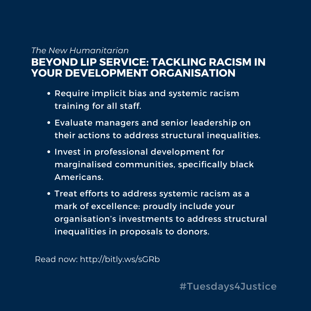 July 12 | Tackling Racism in your Development Organisation