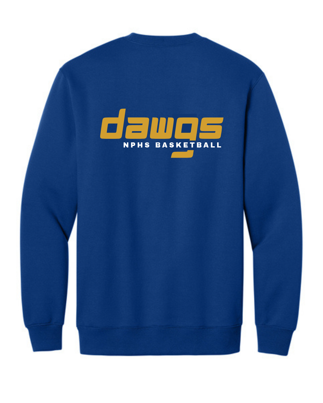 Royal Blue Crew Neck Sweatshirt - $40