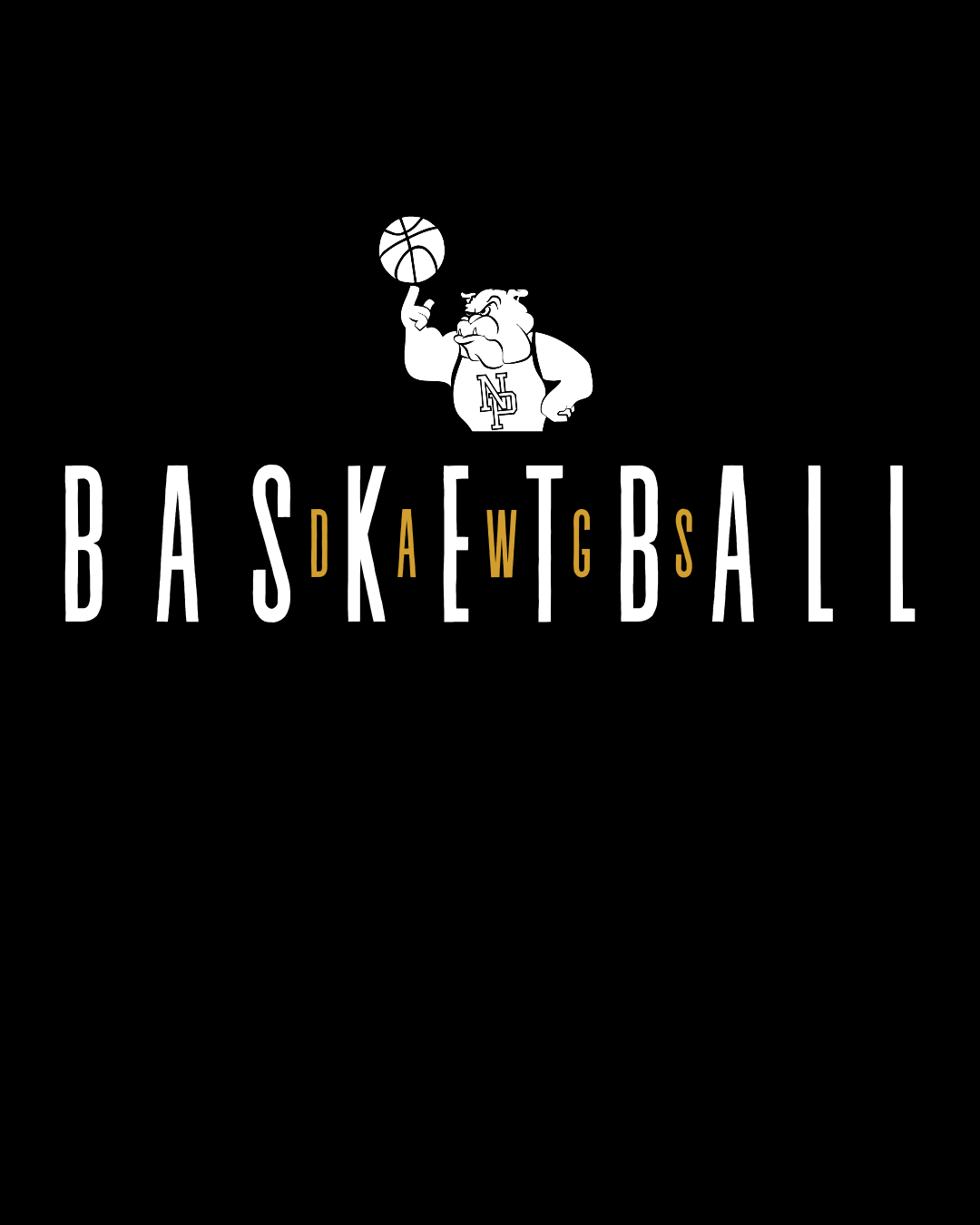 Dawgs Basketball Print
