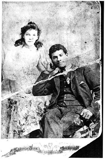 Photograph of Eliza Adelaide Knight and Donald Adolphus Brown