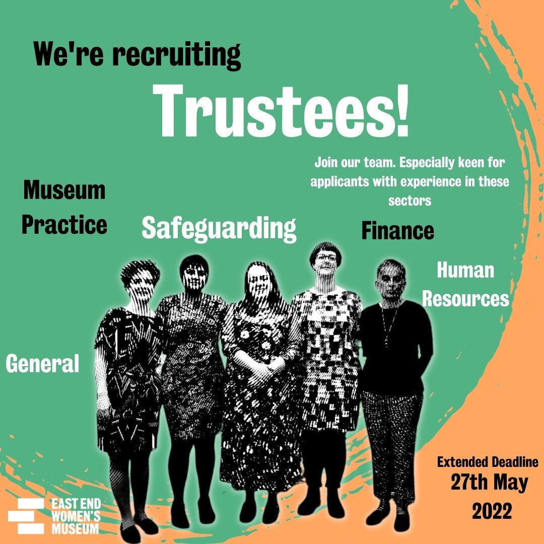 📢 We're on the look out for Trustees! Deadline now extended to 27th May 2022 ✨

Passionate about putting women&rsquo;s voices centre stage? ⁠Do you believe in the power of working with women&rsquo;s stories to challenge gender inequality today? ⁠Up 