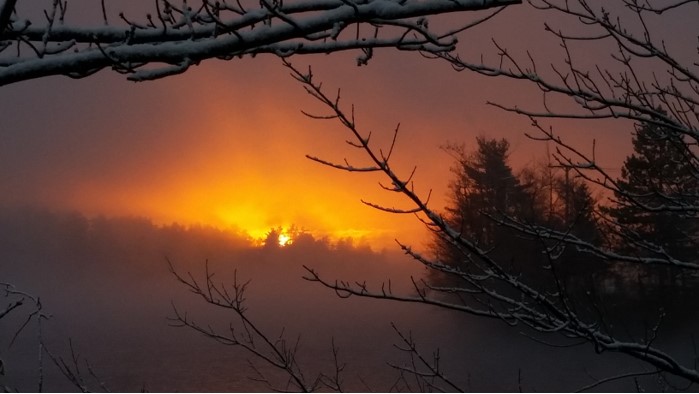 Sunset, Dublin Lake by Norm Bergeron