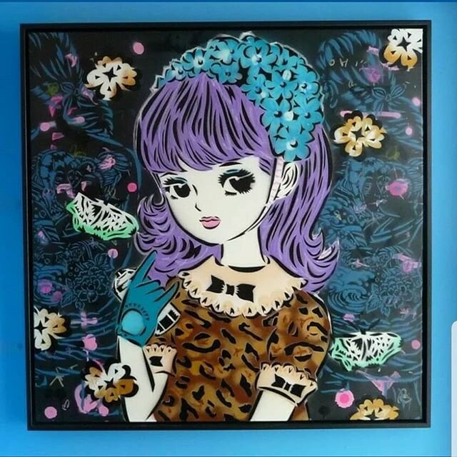 If you ever fancied a Very Large Classic Lady Aiko Original in your life come on over to the uffizi.graffiti Ebay Gallery now and make an offer..? #ladyaiko #original #signed #urbanart #streetart #graffiti #uffizigraffiti