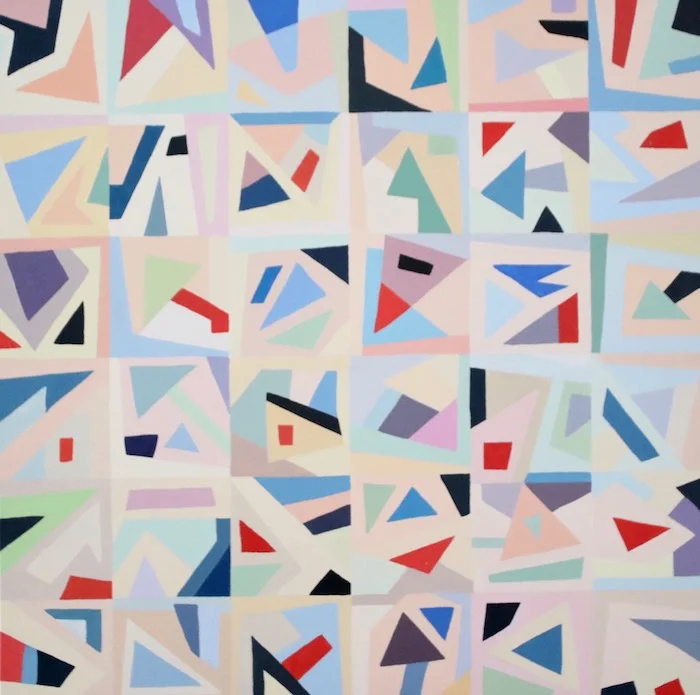 "Geometric 1" 24x24, Acrylic