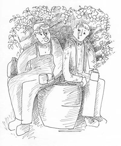 Hotsling Poetry Book Illustration by Patti Cauldwell