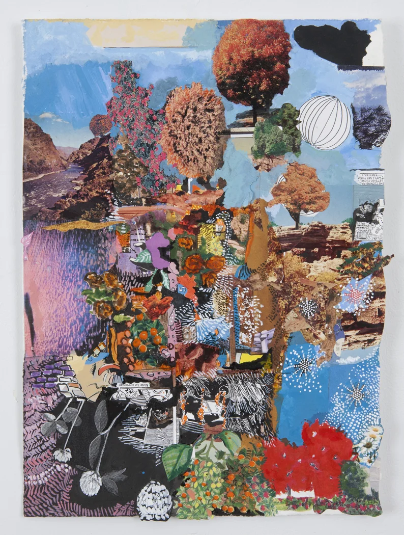 Havasu , 2014, 14.5 x 10.5, Collage and paint on paper