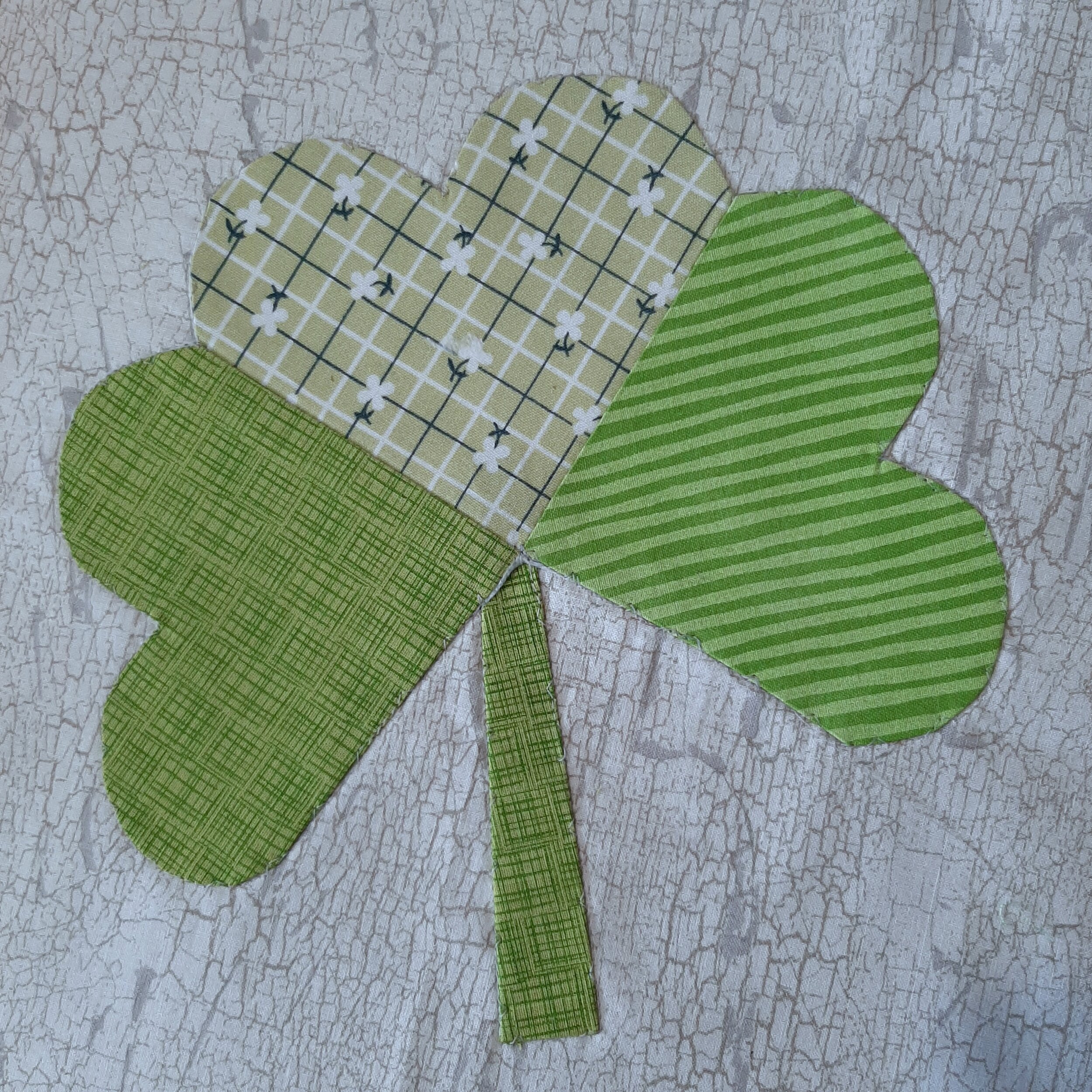Four Hearts/Shamrock Hearts Applique Pattern