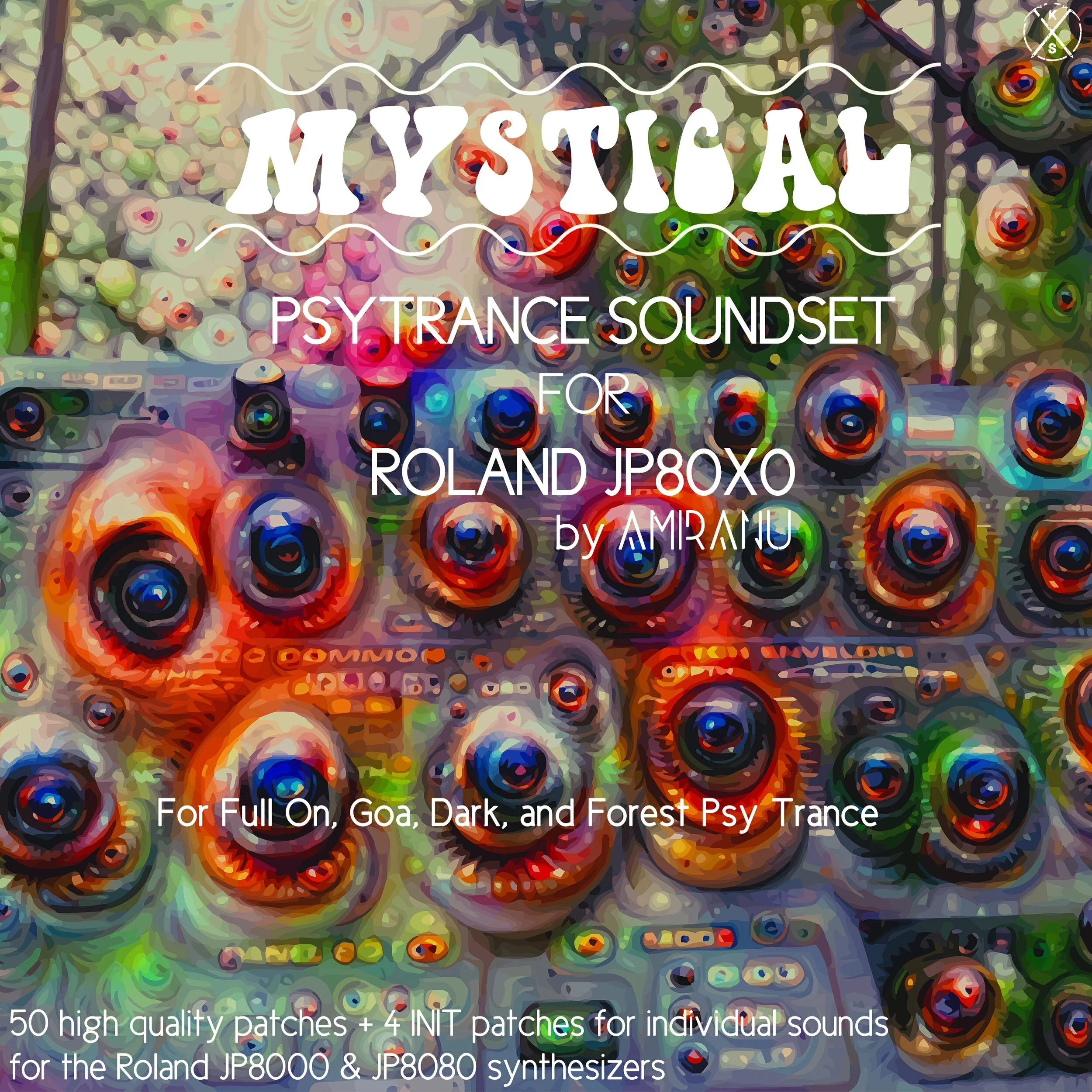 50 mystical Psytrance performances for Roland JP80x0