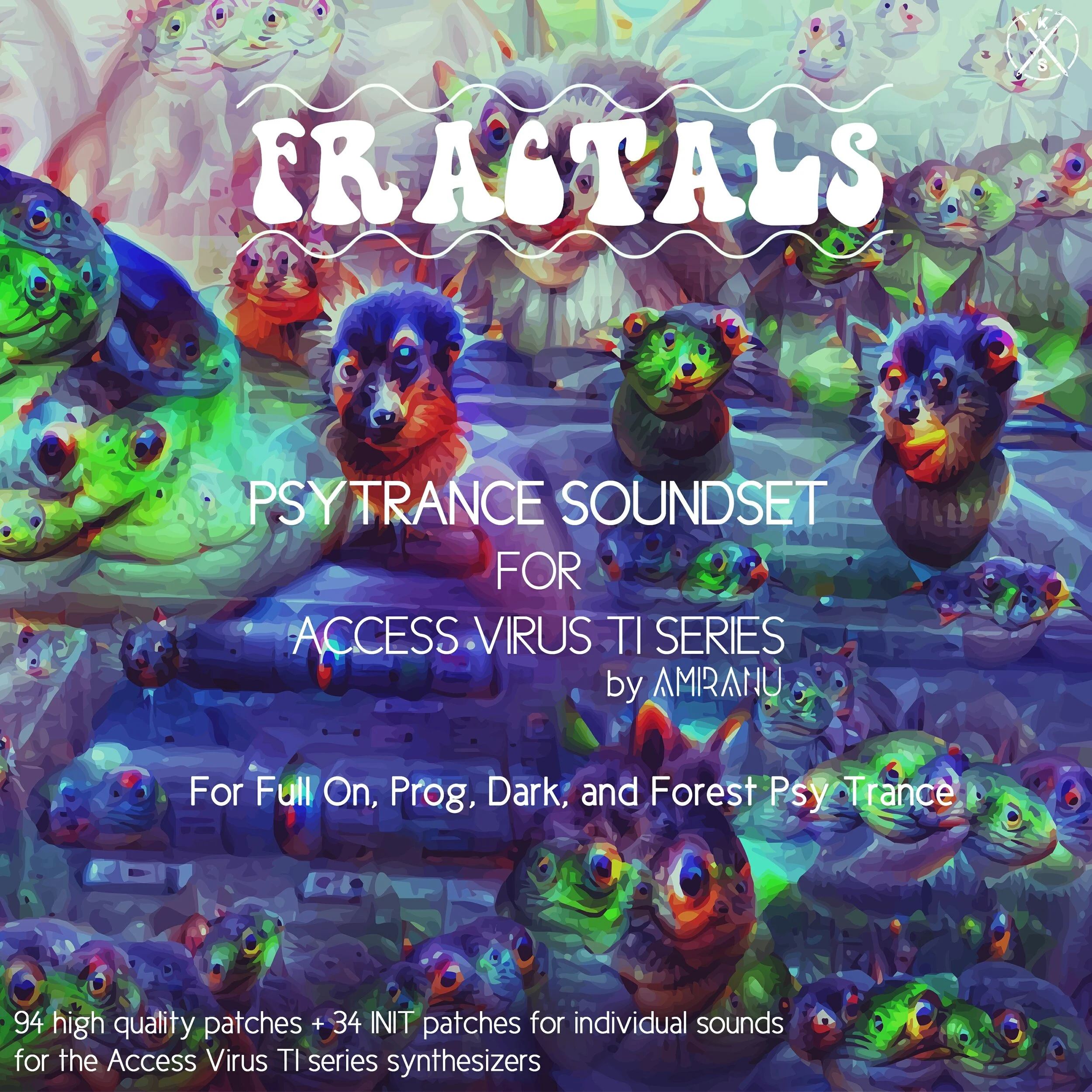 Fractals Psytrance Soundset for Access Virus TI Series