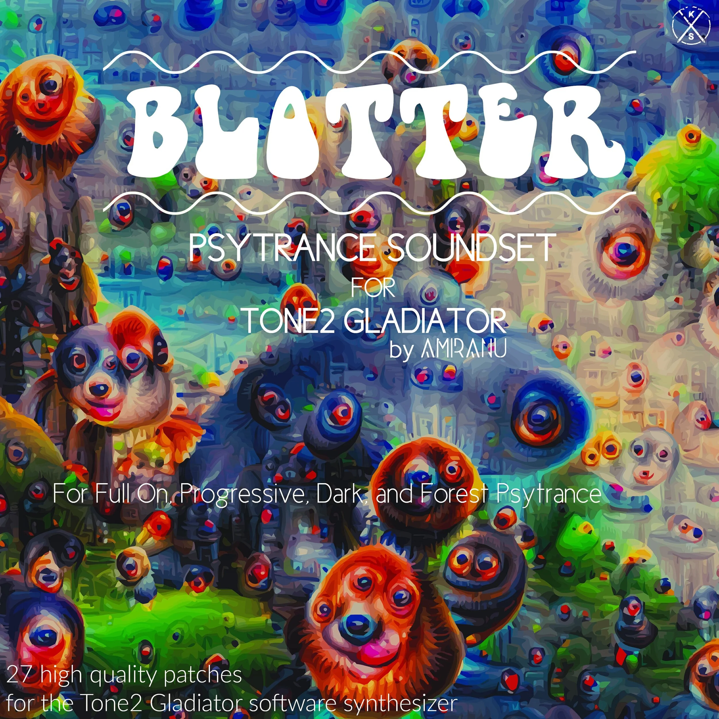 27 trippy Psytrance presets for Tone2 Gladiator