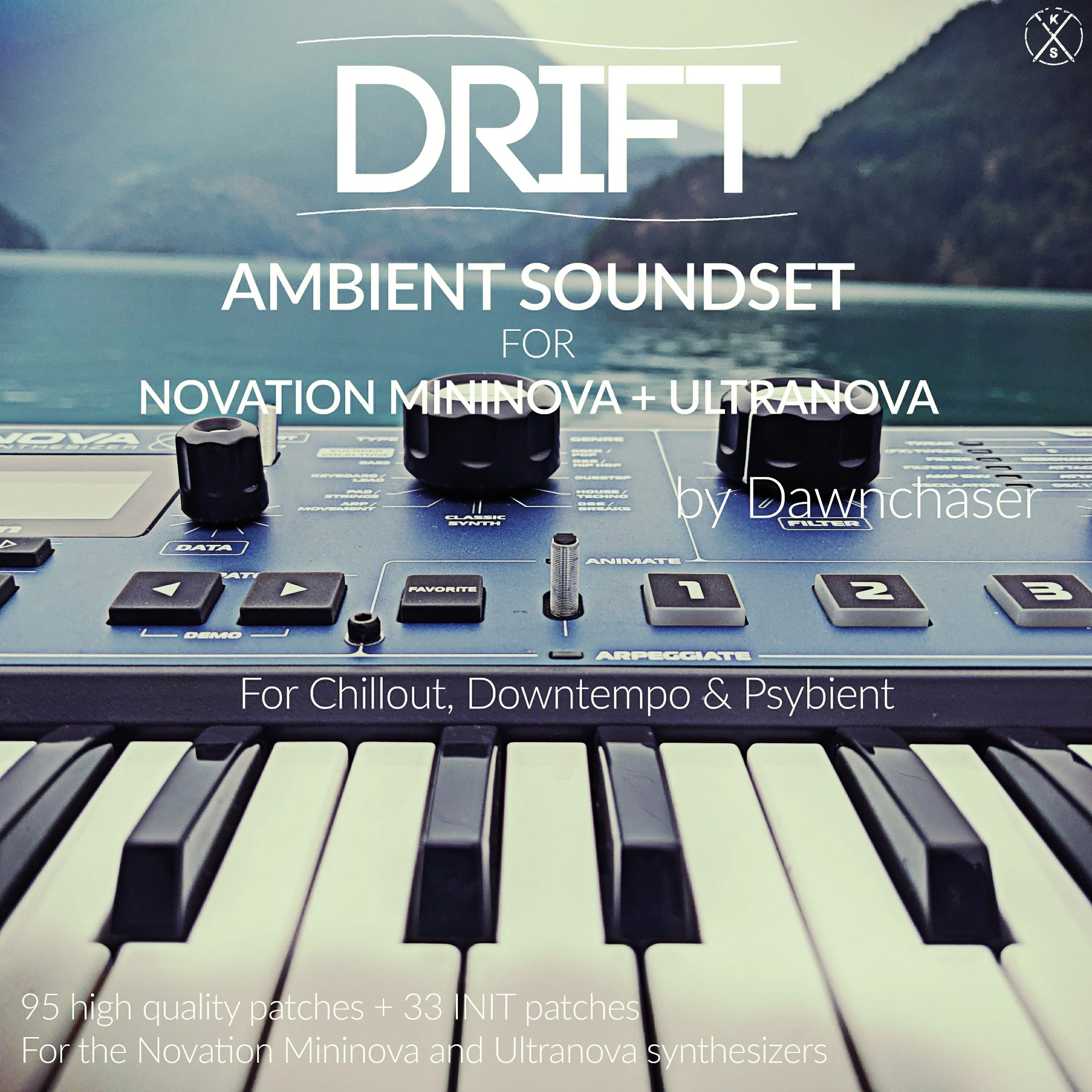 95 dreamy Ambient & Downtempo presets for Novation Mininova + Ultranova