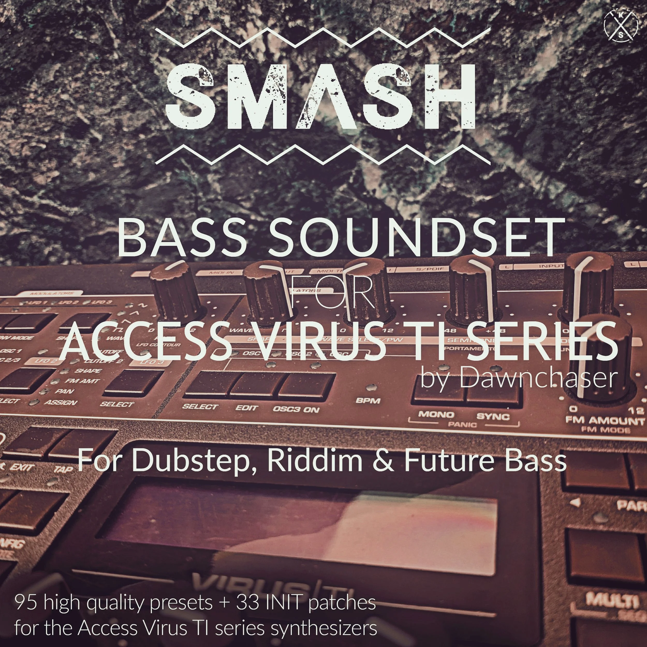95 filthy dubstep presets for Access Virus TI series