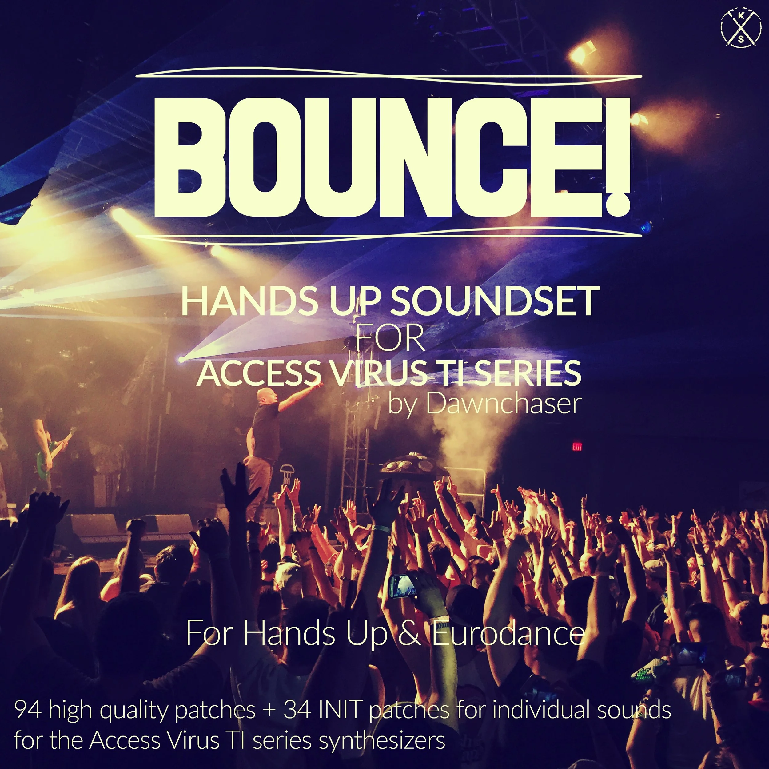 94 Hands Up presets for Access Virus TI series