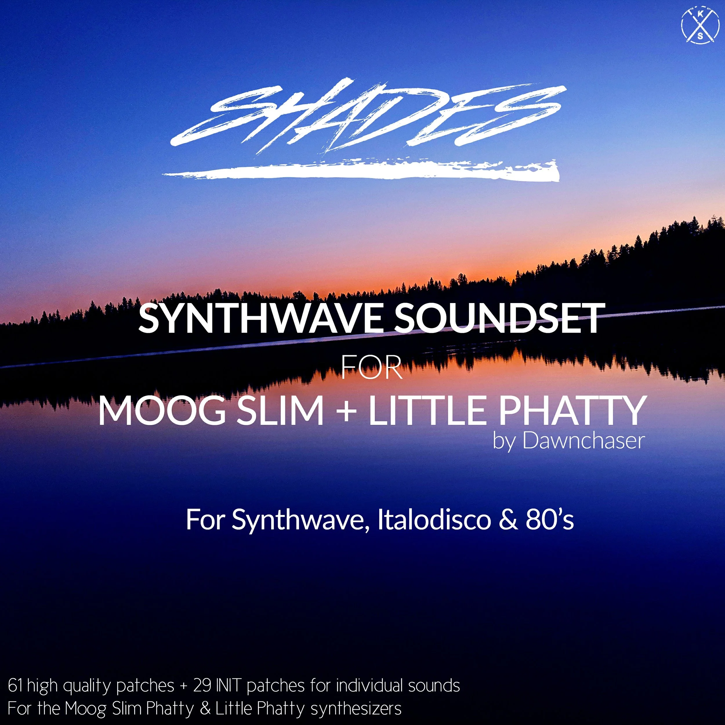 Shades Synthwave Soundset for Moog Slim + Little Phatty