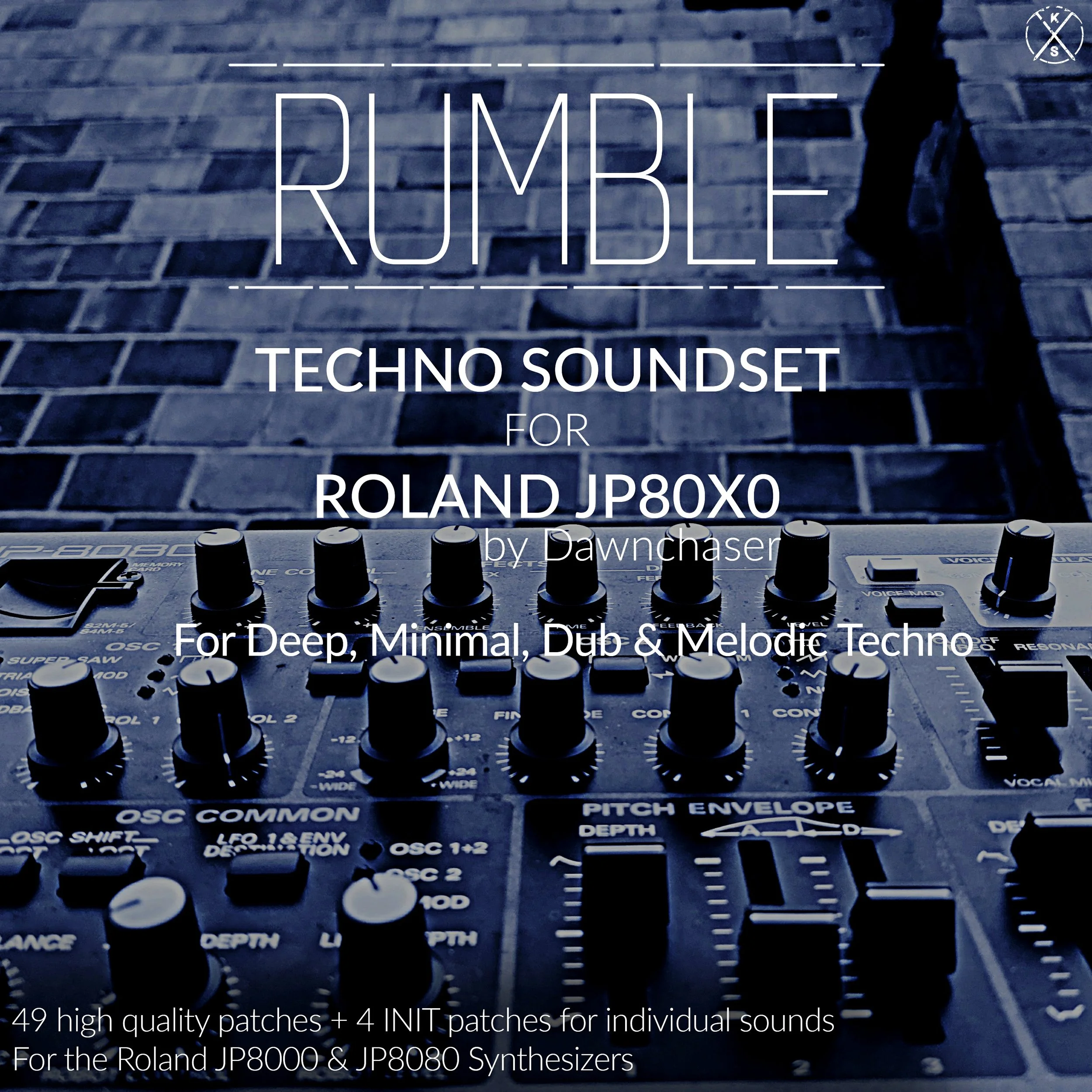 49 groovy Deep, Dub, Melodic & Minimal Techno performances for Roland JP80x0