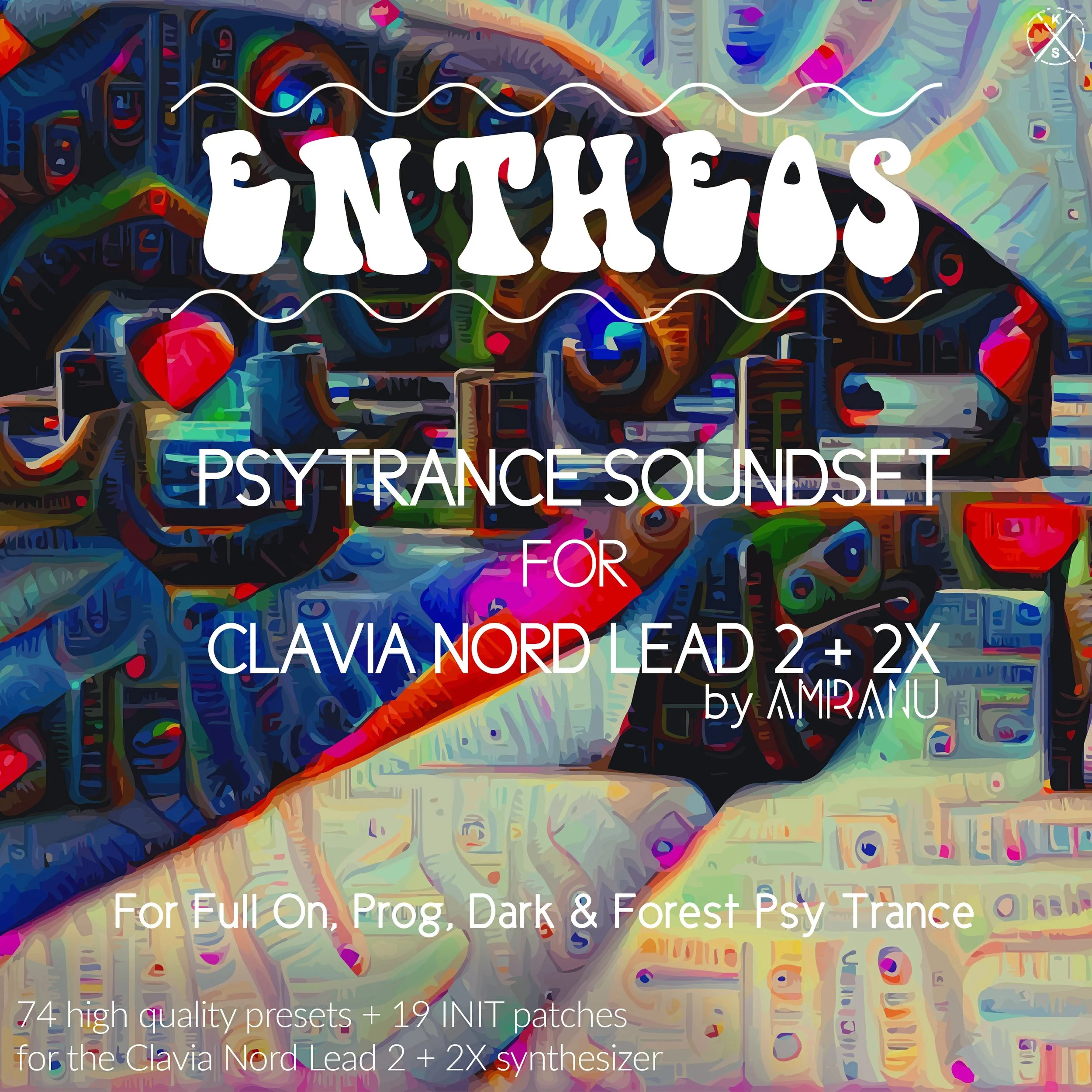 74 mystical psytrance presets for Clavia Nord Lead 2 + 2X